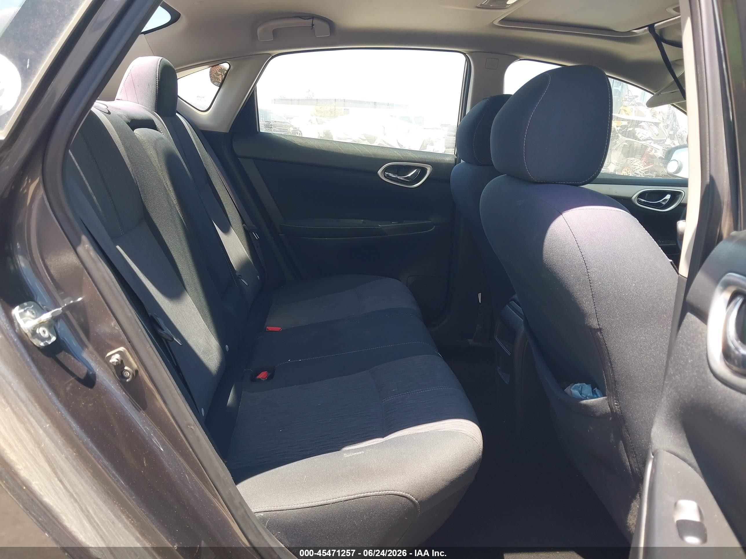 2015 Nissan Sentra Sv Gray vin: 3N1AB7AP0FY295170