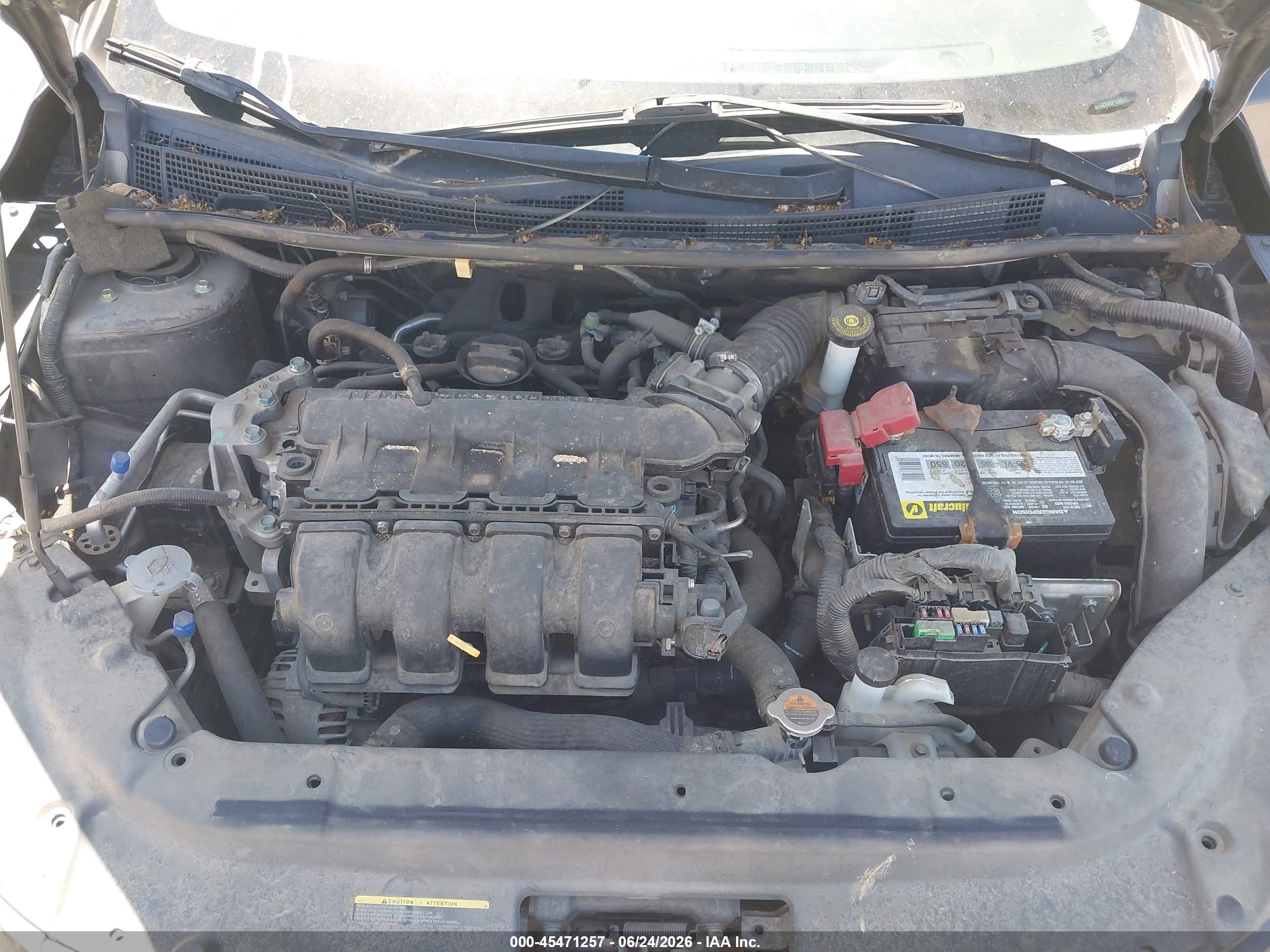 2015 Nissan Sentra Sv Gray vin: 3N1AB7AP0FY295170