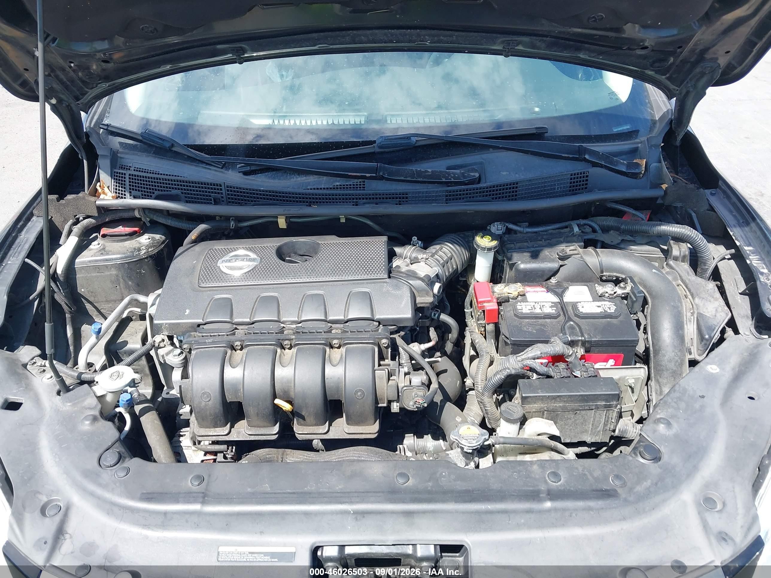 2015 Nissan Sentra S Black vin: 3N1AB7AP0FY297842