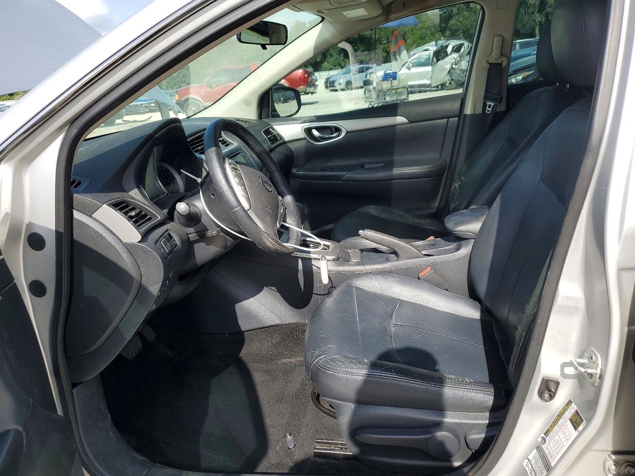 2015 Nissan Sentra Sv Silver vin: 3N1AB7AP0FY298215