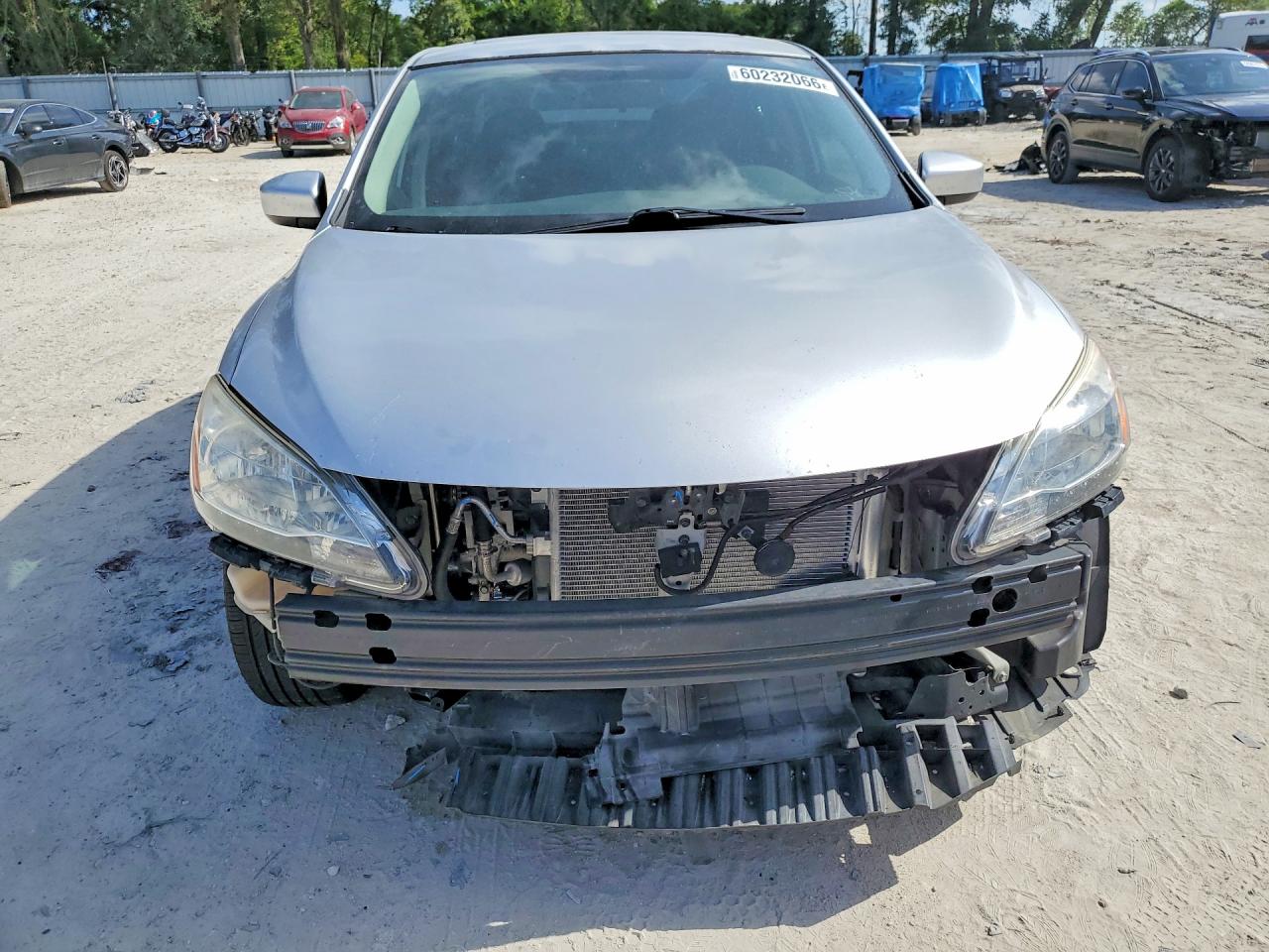 2015 Nissan Sentra Sv Silver vin: 3N1AB7AP0FY298215