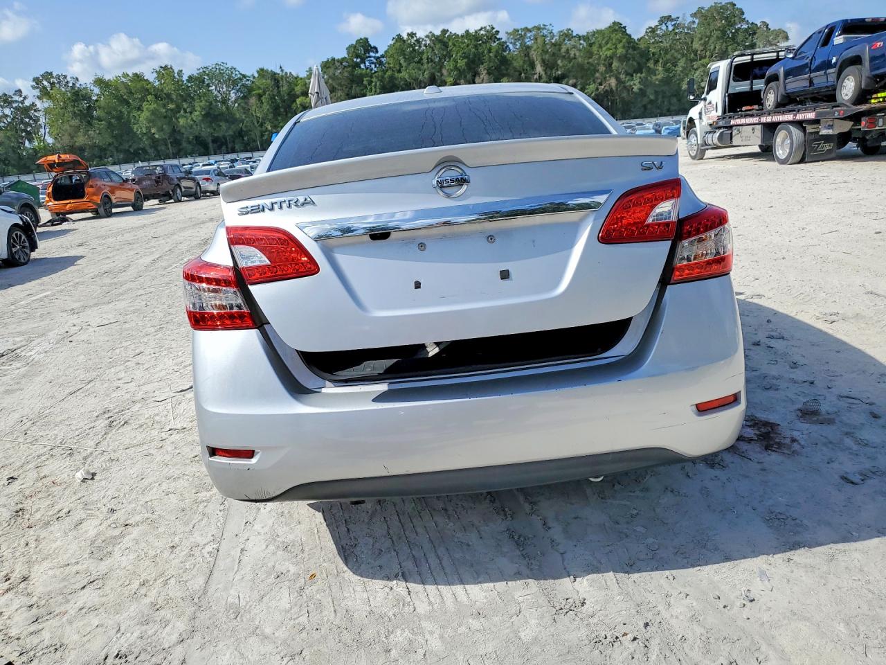 2015 Nissan Sentra Sv Silver vin: 3N1AB7AP0FY298215