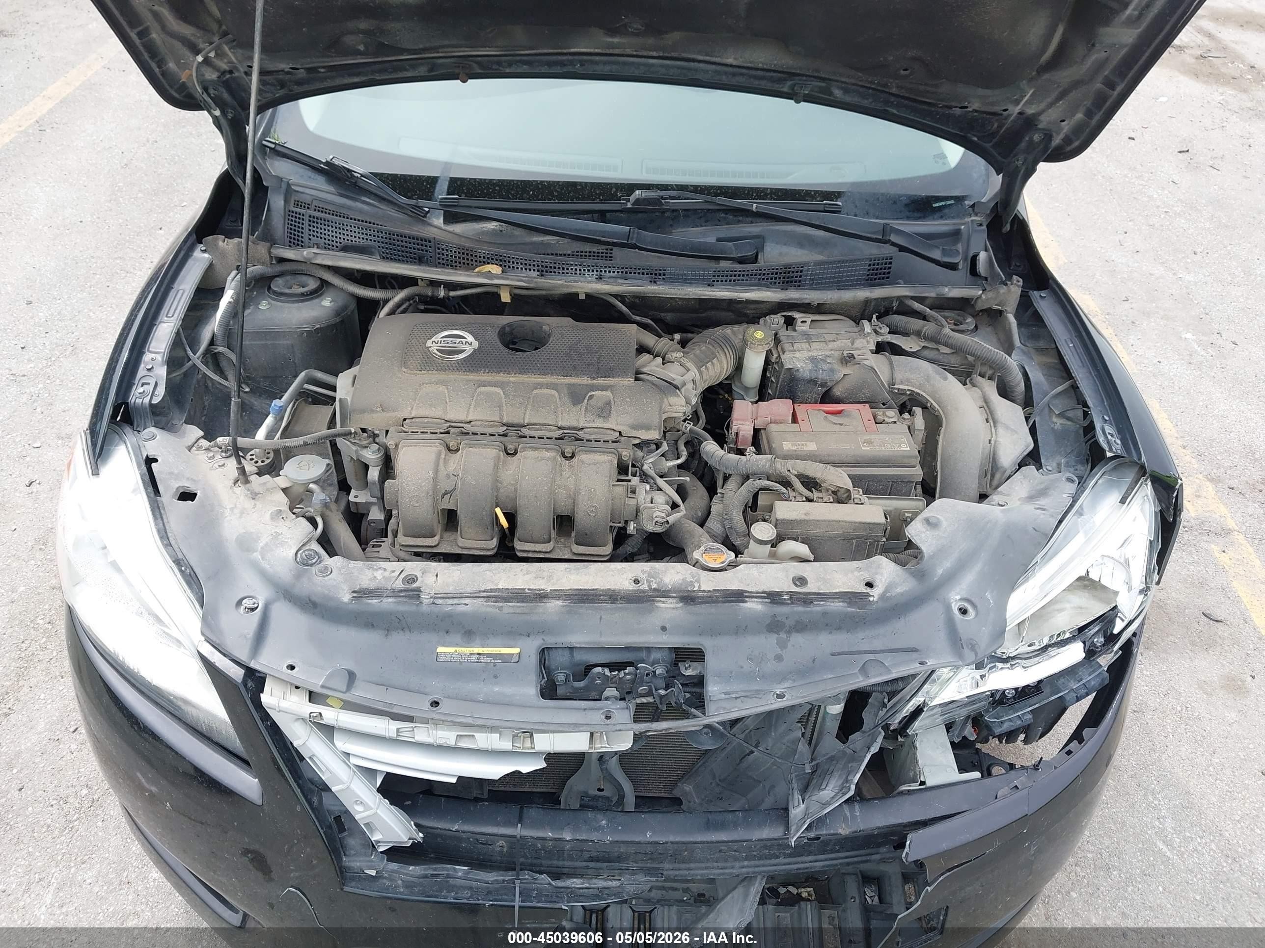 2015 Nissan Sentra Sv Черный vin: 3N1AB7AP0FY299428