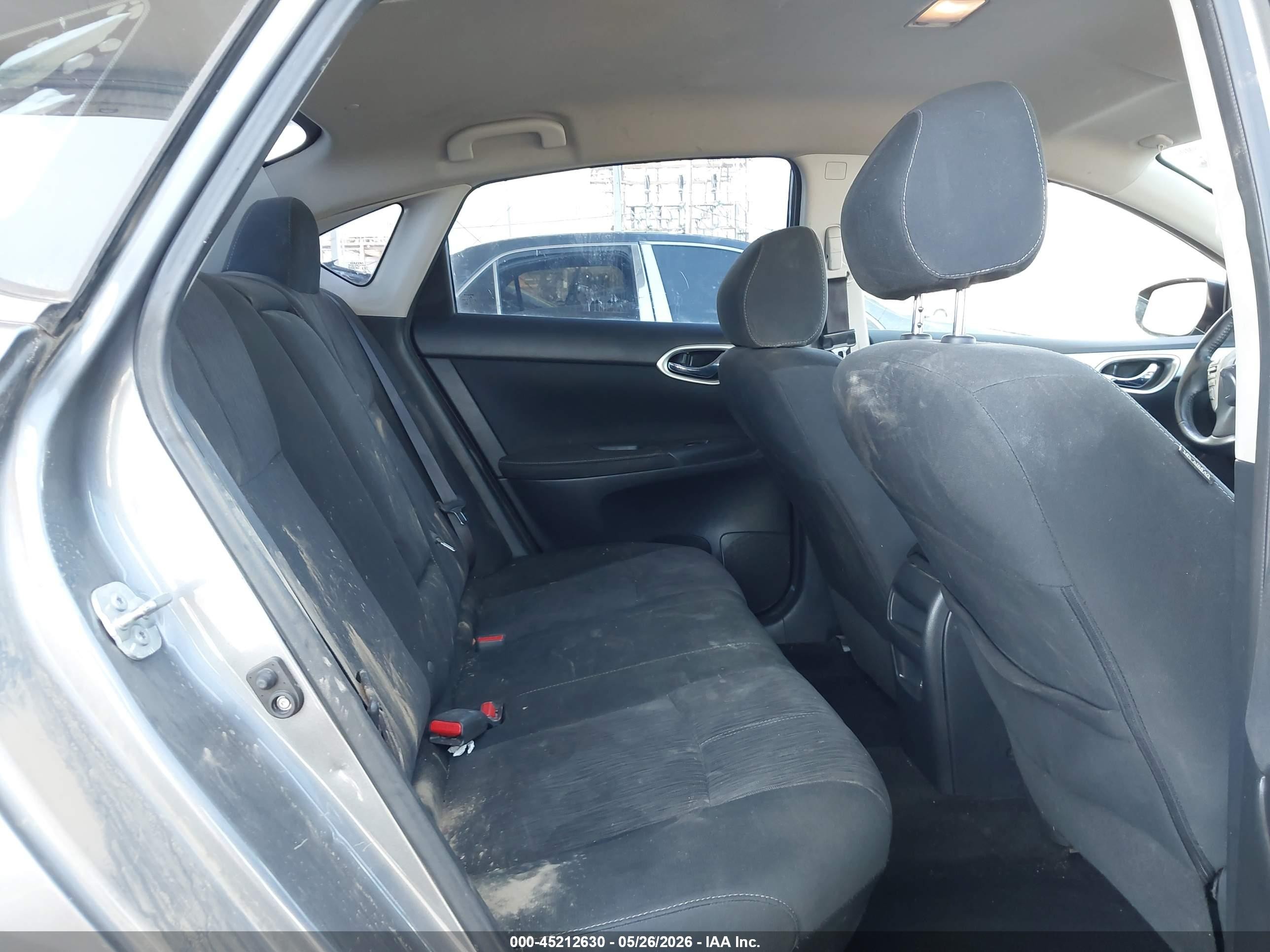 2015 Nissan Sentra Sv Gray vin: 3N1AB7AP0FY302604