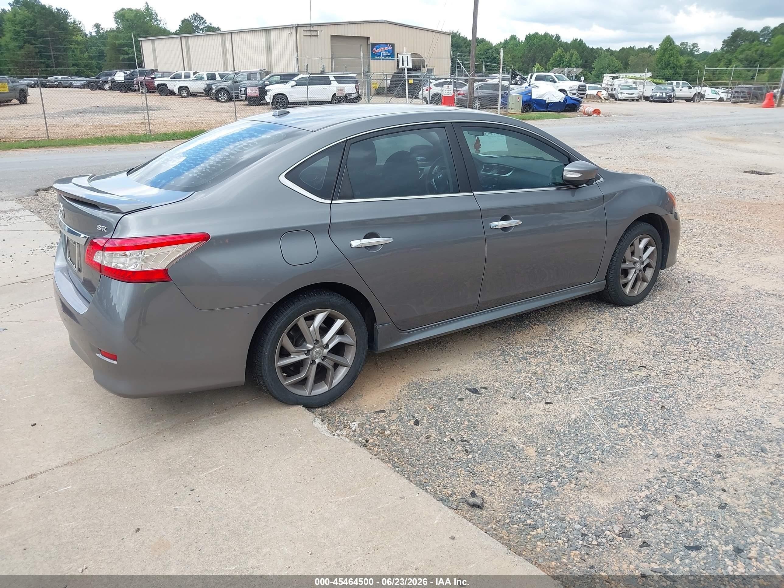 2015 Nissan Sentra Sr Gray vin: 3N1AB7AP0FY303154