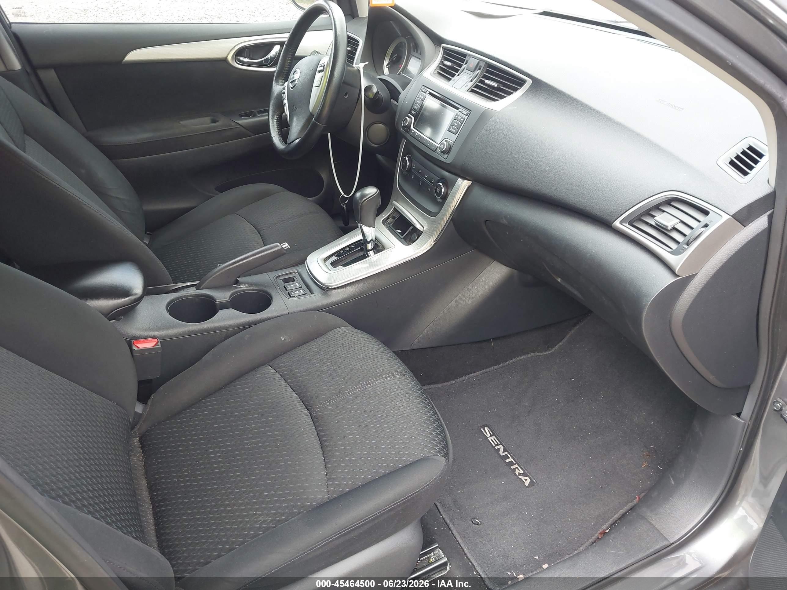 2015 Nissan Sentra Sr Gray vin: 3N1AB7AP0FY303154