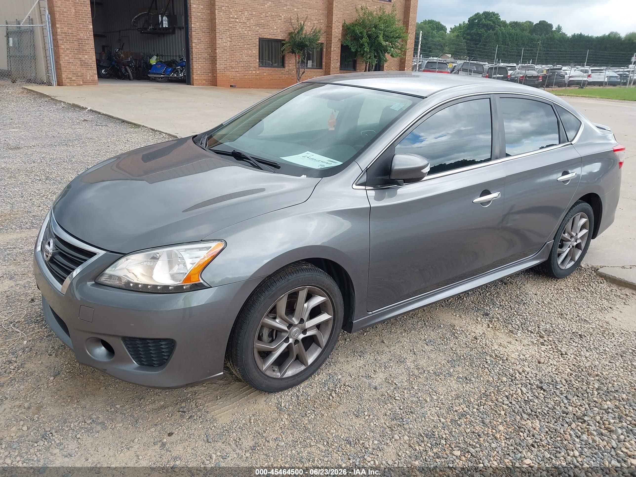 2015 Nissan Sentra Sr Gray vin: 3N1AB7AP0FY303154