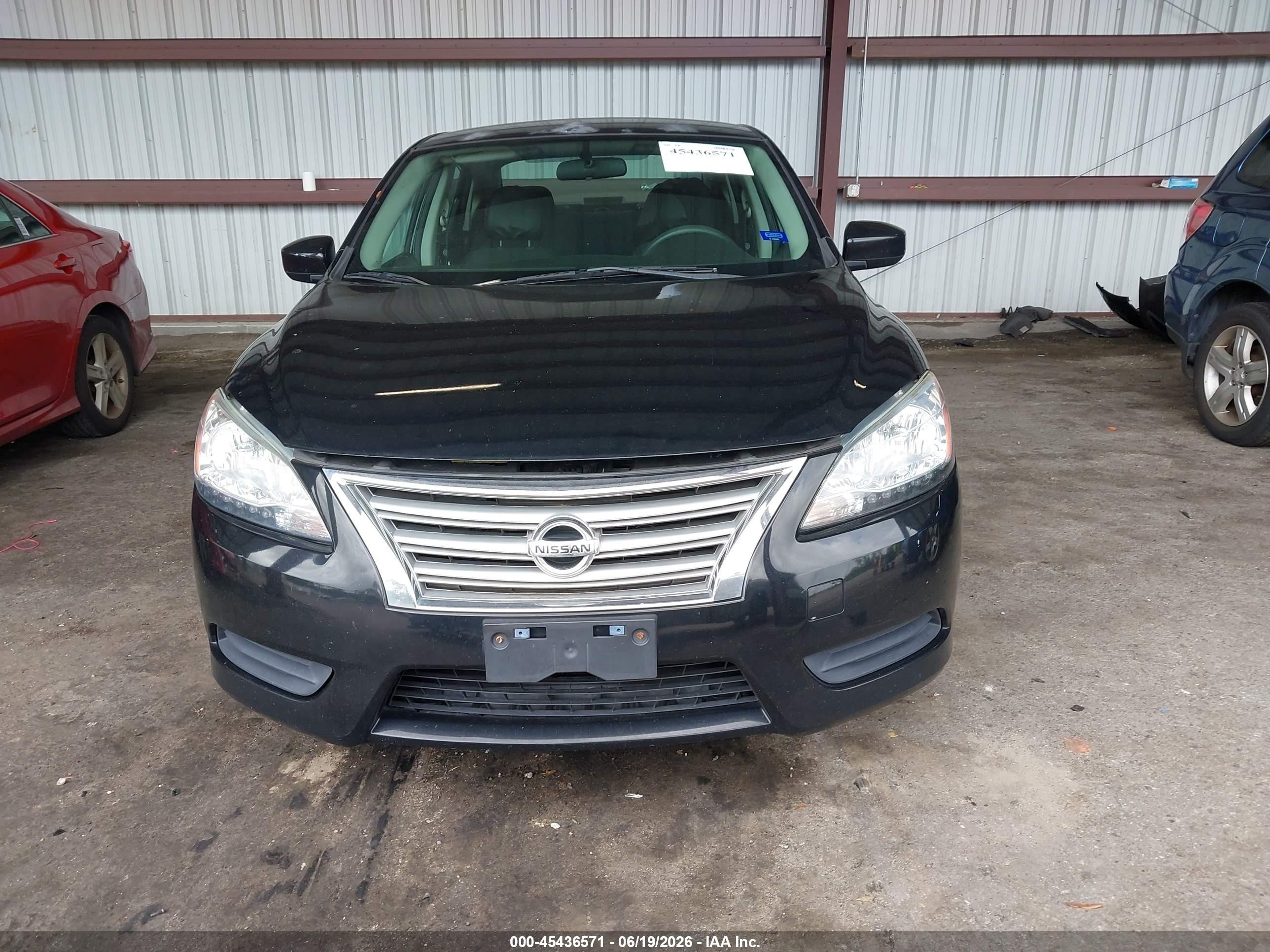 2015 Nissan Sentra S Black vin: 3N1AB7AP0FY304756
