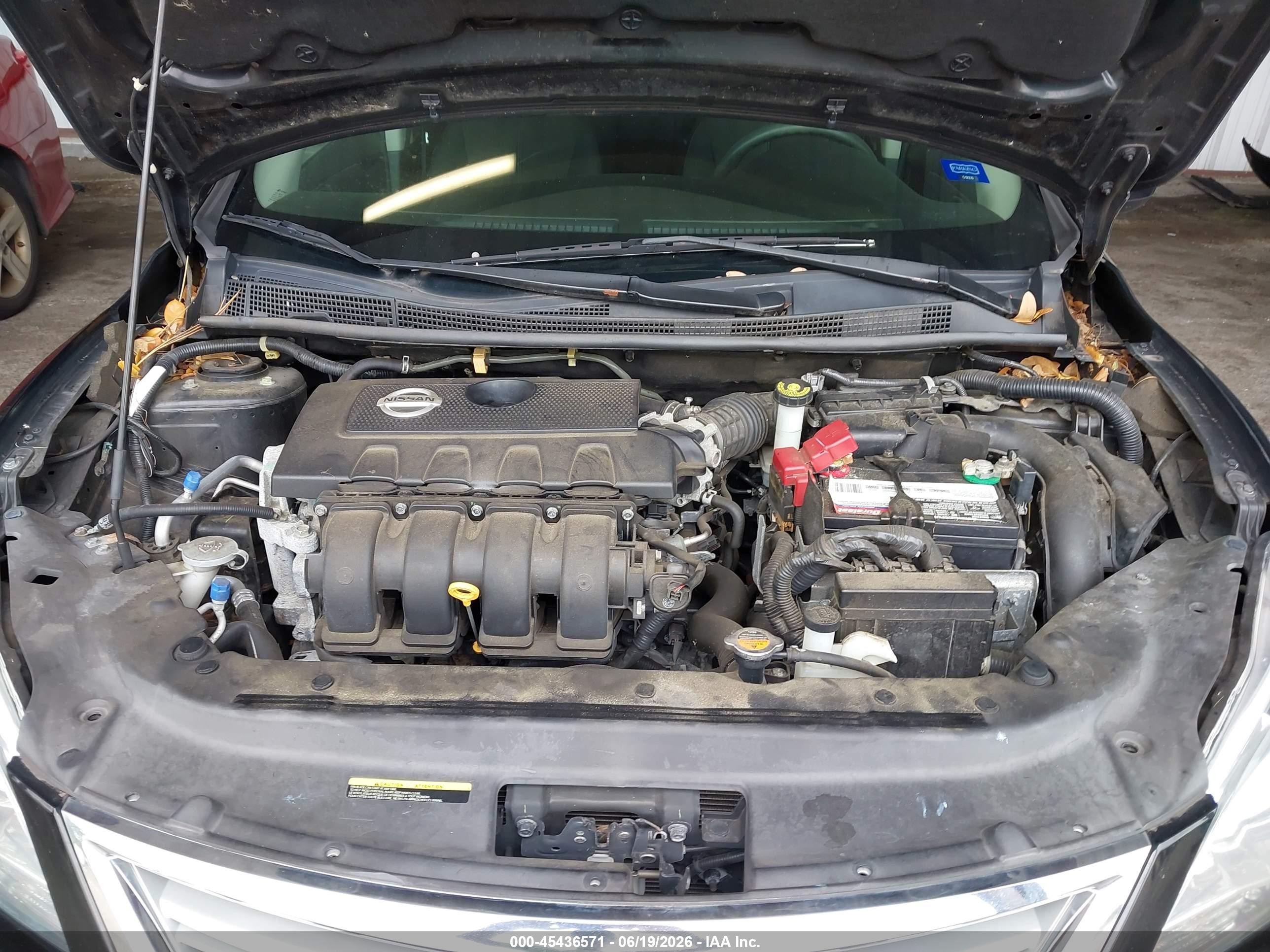 2015 Nissan Sentra S Black vin: 3N1AB7AP0FY304756