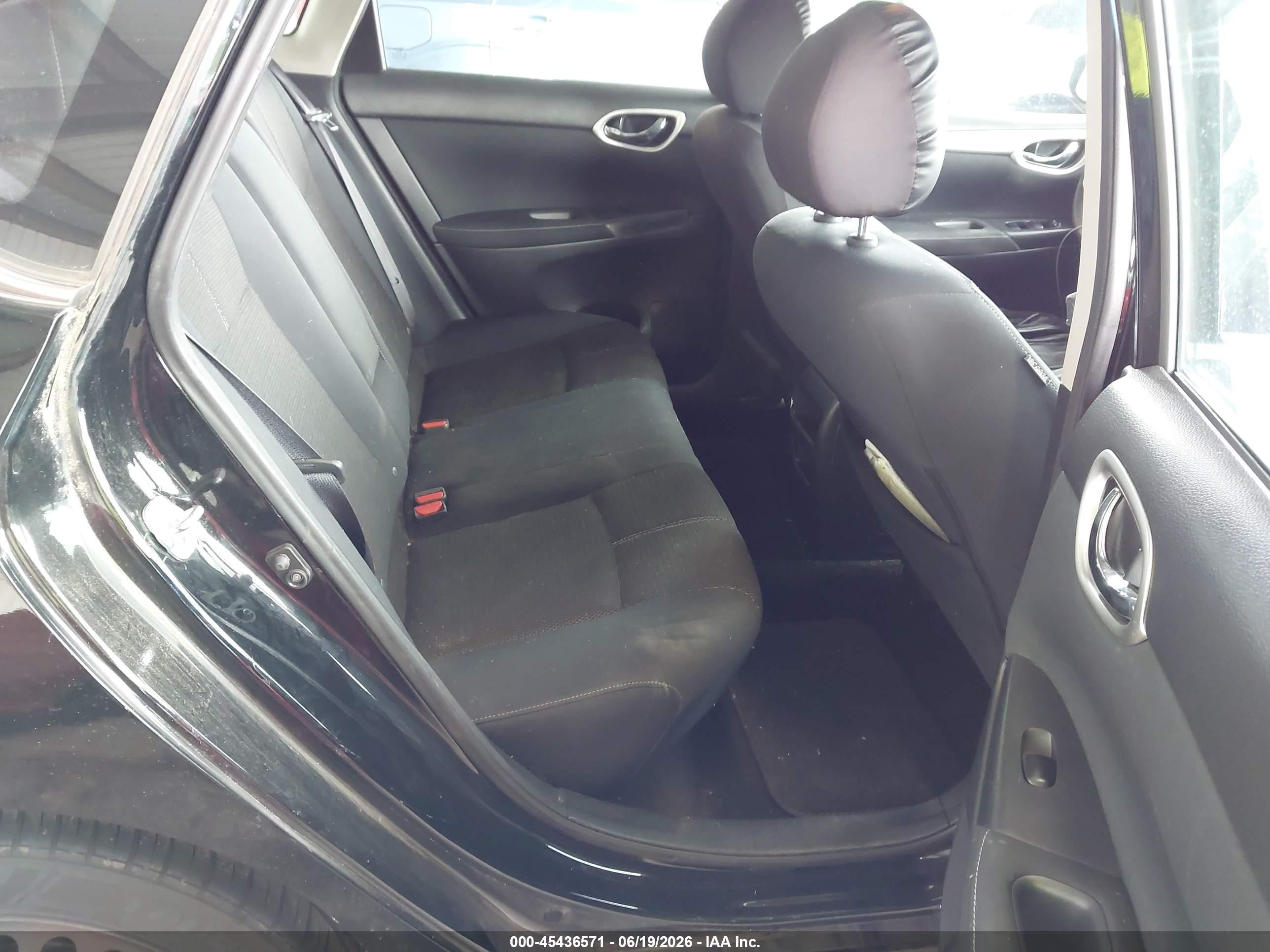 2015 Nissan Sentra S Black vin: 3N1AB7AP0FY304756