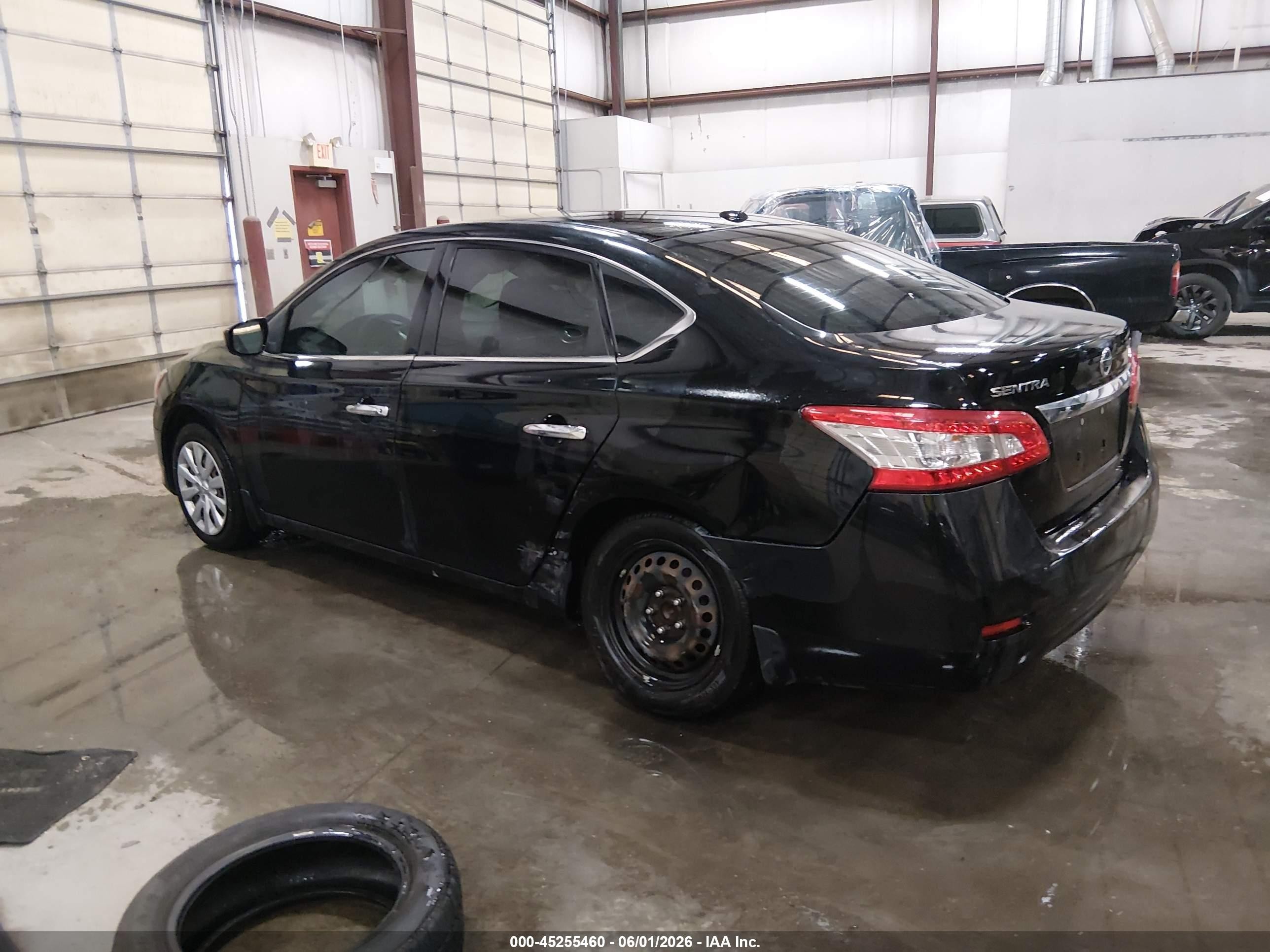 2015 Nissan Sentra Sv Black vin: 3N1AB7AP0FY304854