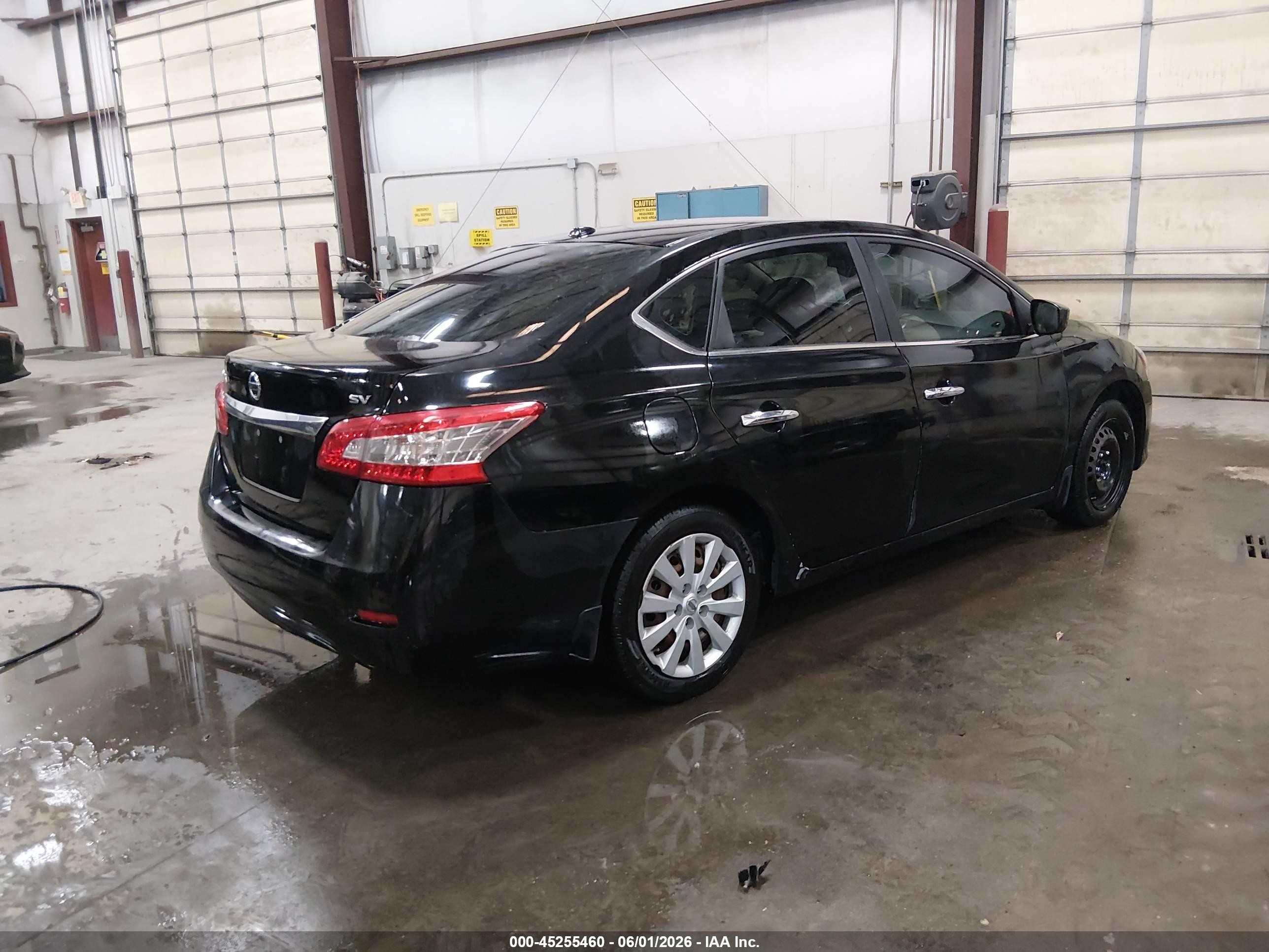 2015 Nissan Sentra Sv Black vin: 3N1AB7AP0FY304854