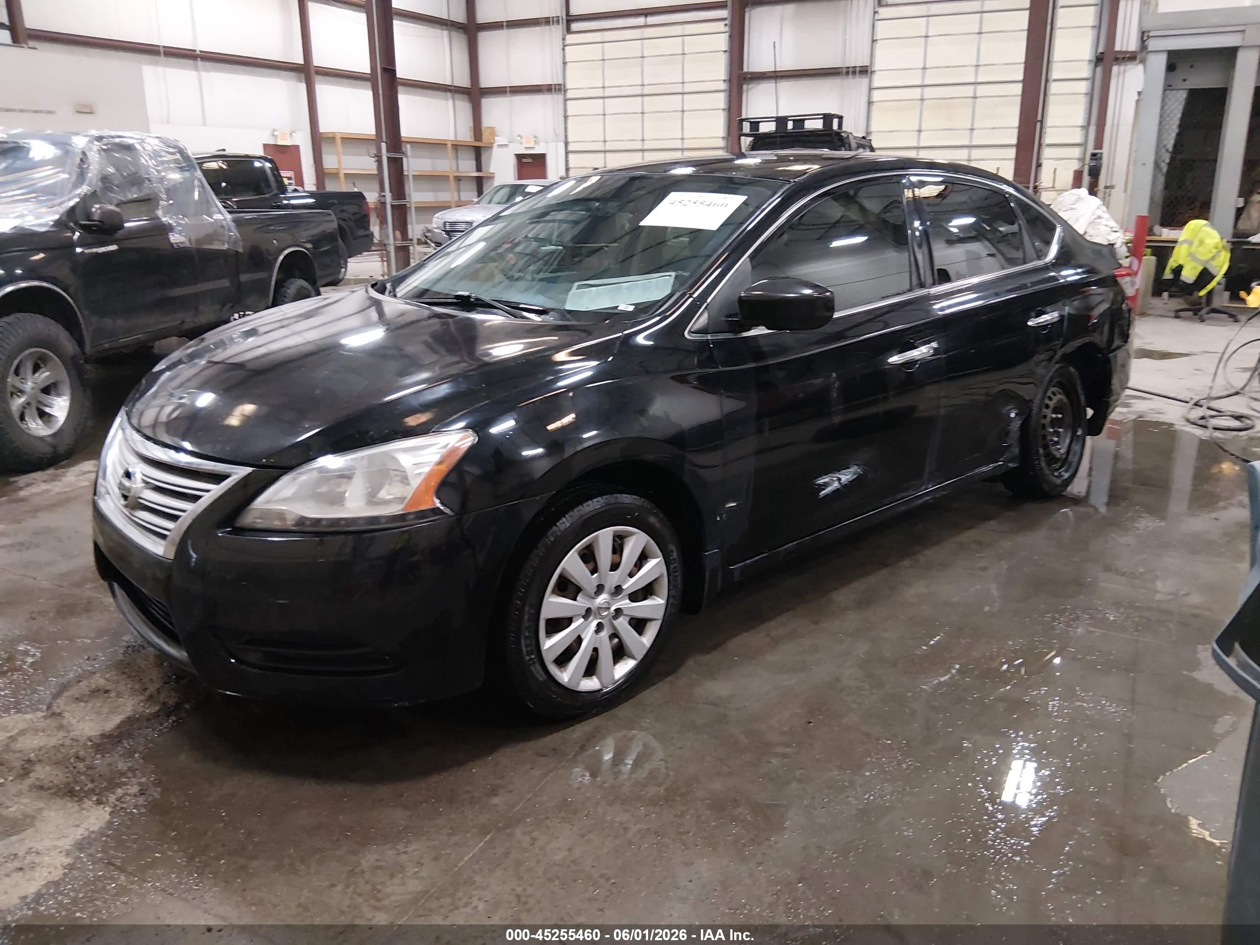 2015 Nissan Sentra Sv Black vin: 3N1AB7AP0FY304854