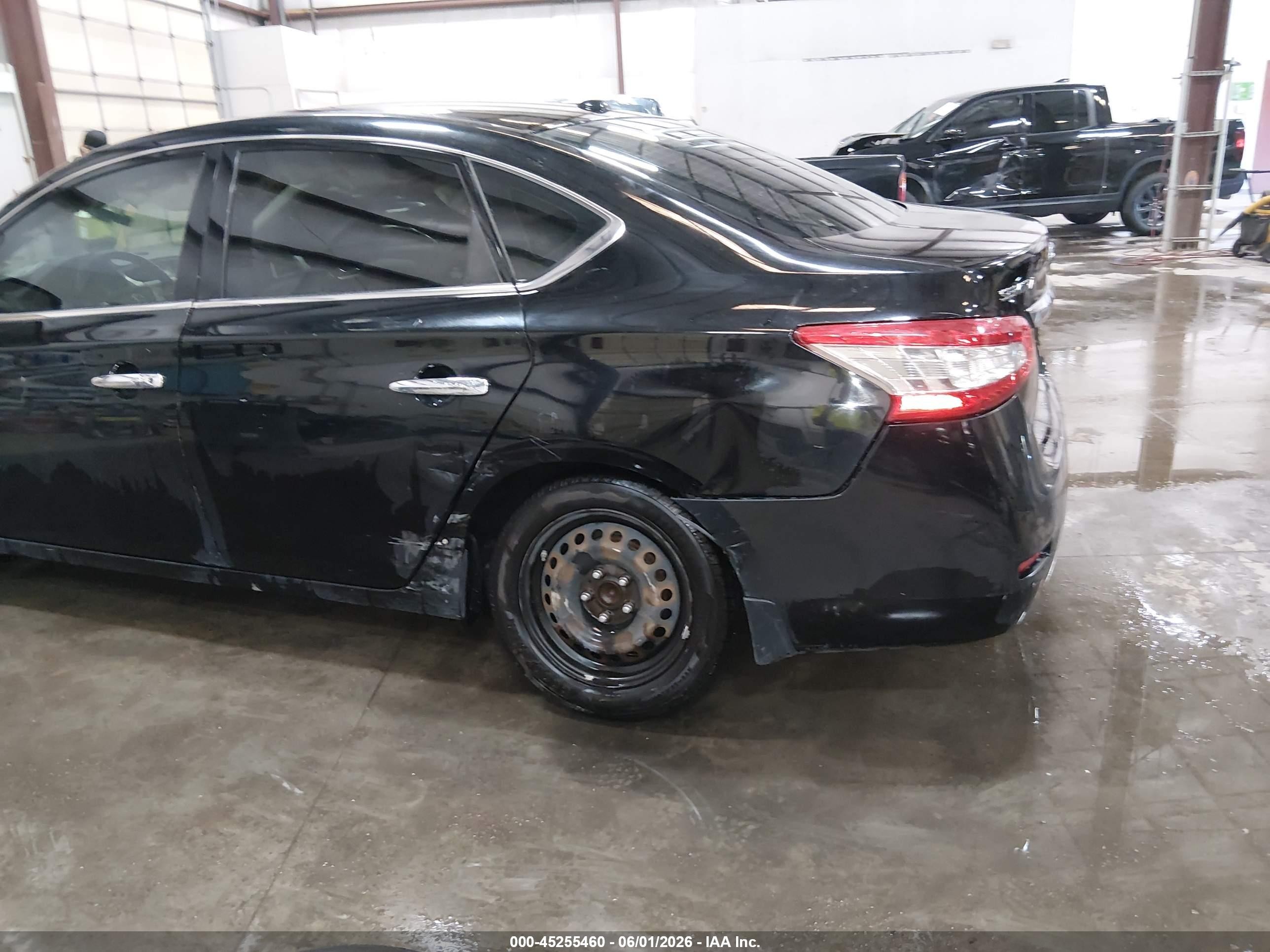 2015 Nissan Sentra Sv Black vin: 3N1AB7AP0FY304854