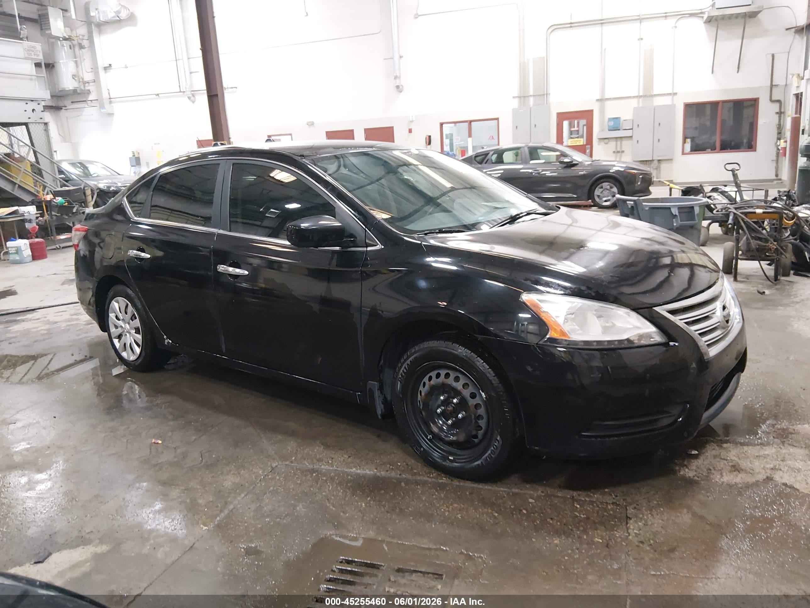 2015 Nissan Sentra Sv Black vin: 3N1AB7AP0FY304854