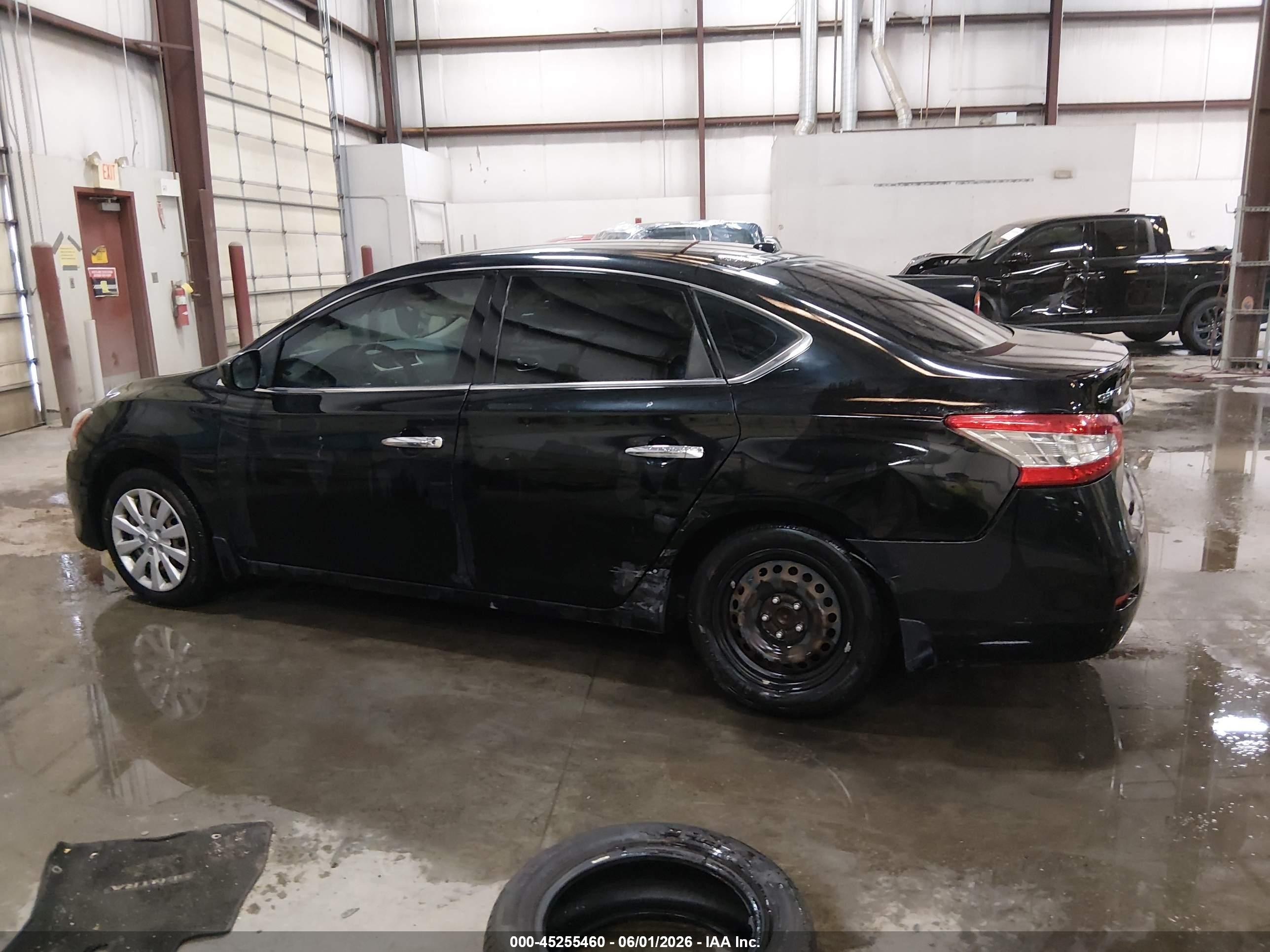 2015 Nissan Sentra Sv Black vin: 3N1AB7AP0FY304854