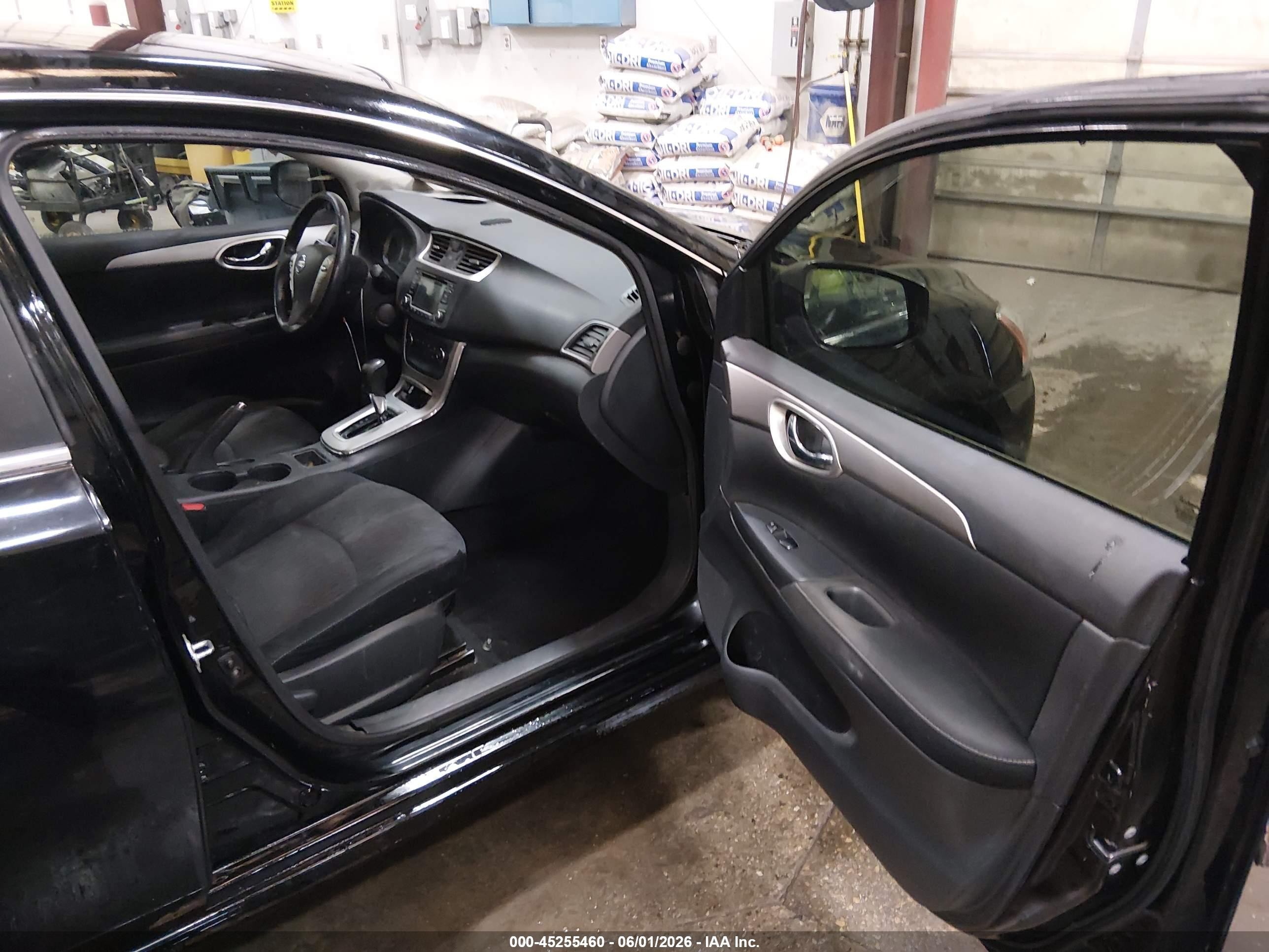 2015 Nissan Sentra Sv Black vin: 3N1AB7AP0FY304854
