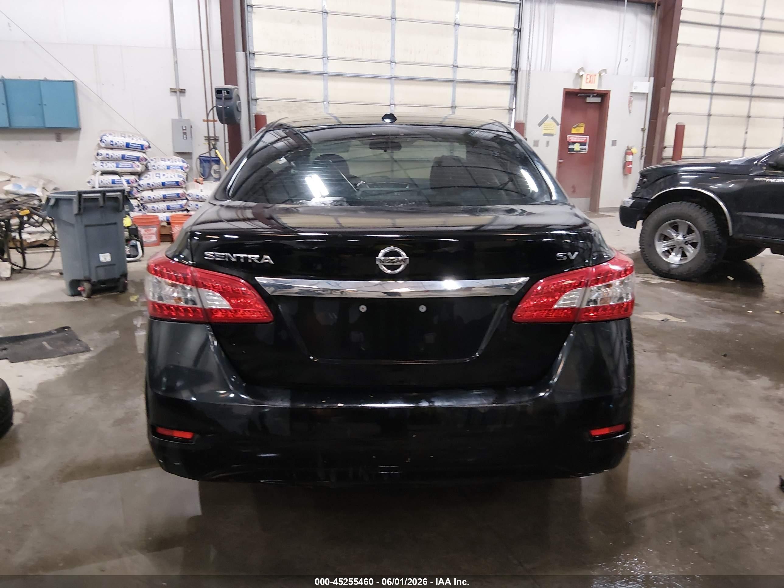 2015 Nissan Sentra Sv Black vin: 3N1AB7AP0FY304854