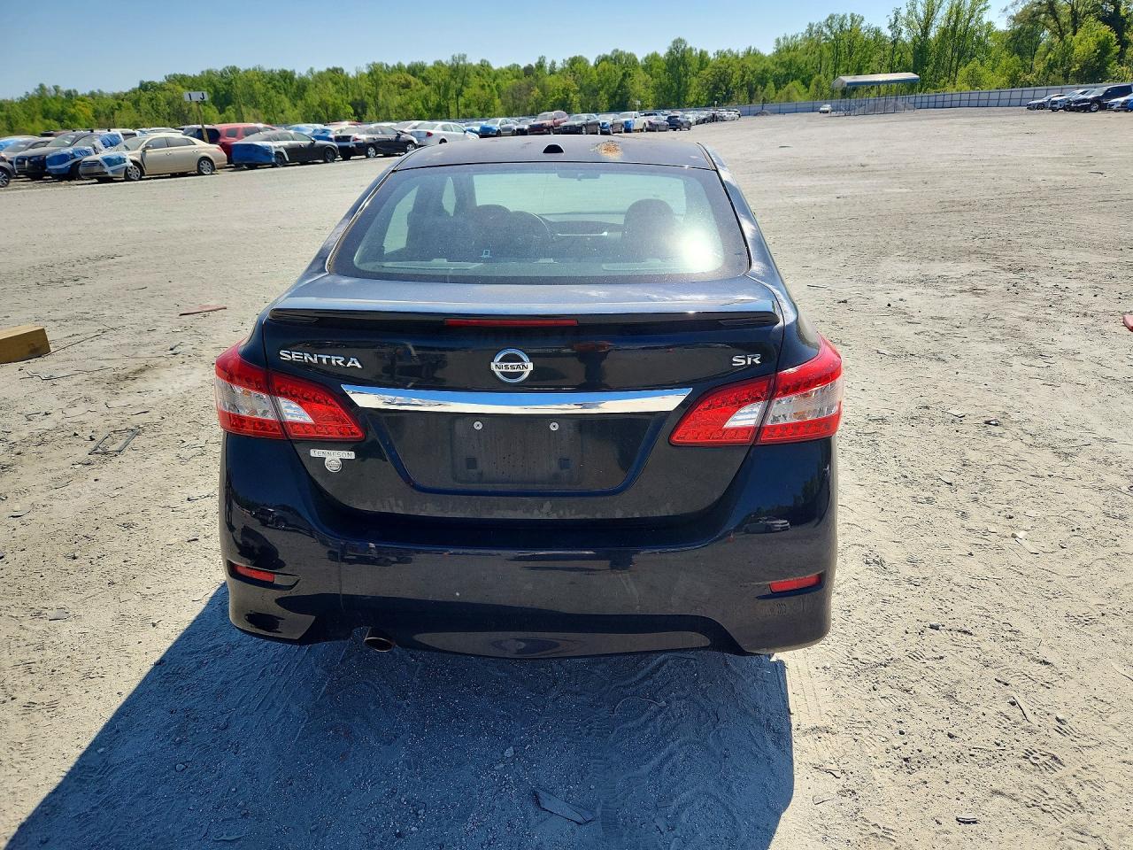 2015 Nissan Sentra Sr Black vin: 3N1AB7AP0FY305356