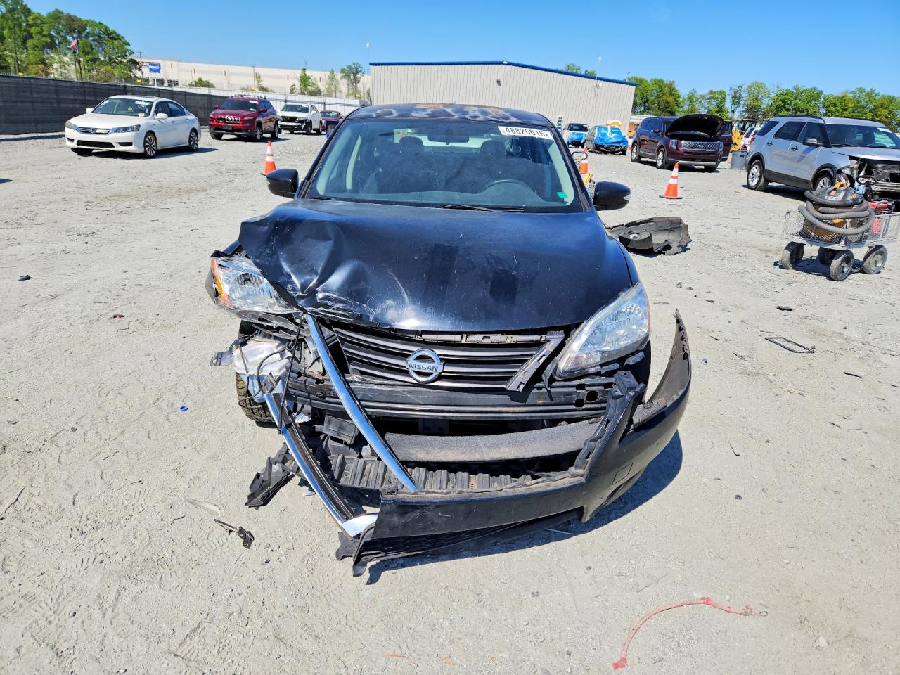 2015 Nissan Sentra Sr Black vin: 3N1AB7AP0FY305356