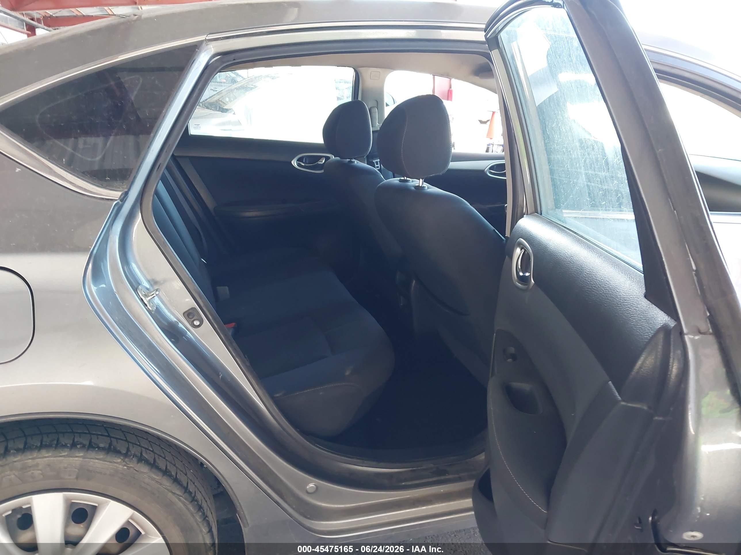 2015 Nissan Sentra S Gray vin: 3N1AB7AP0FY305826