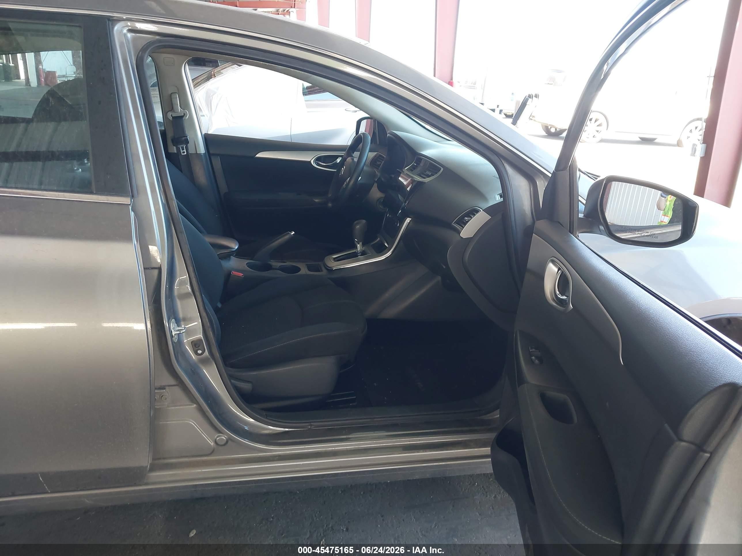 2015 Nissan Sentra S Gray vin: 3N1AB7AP0FY305826