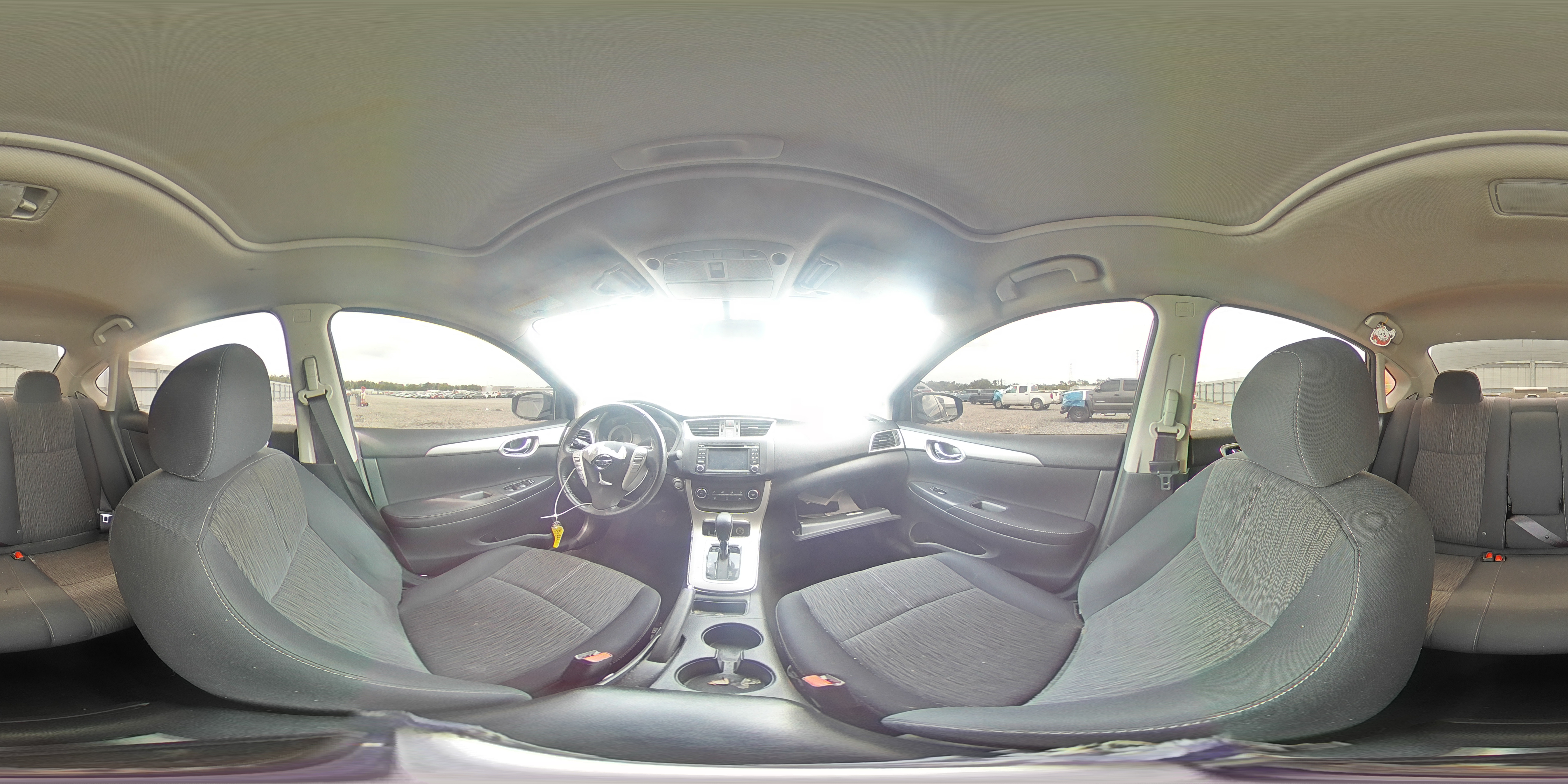 2015 Nissan Sentra Sv Серый vin: 3N1AB7AP0FY306460