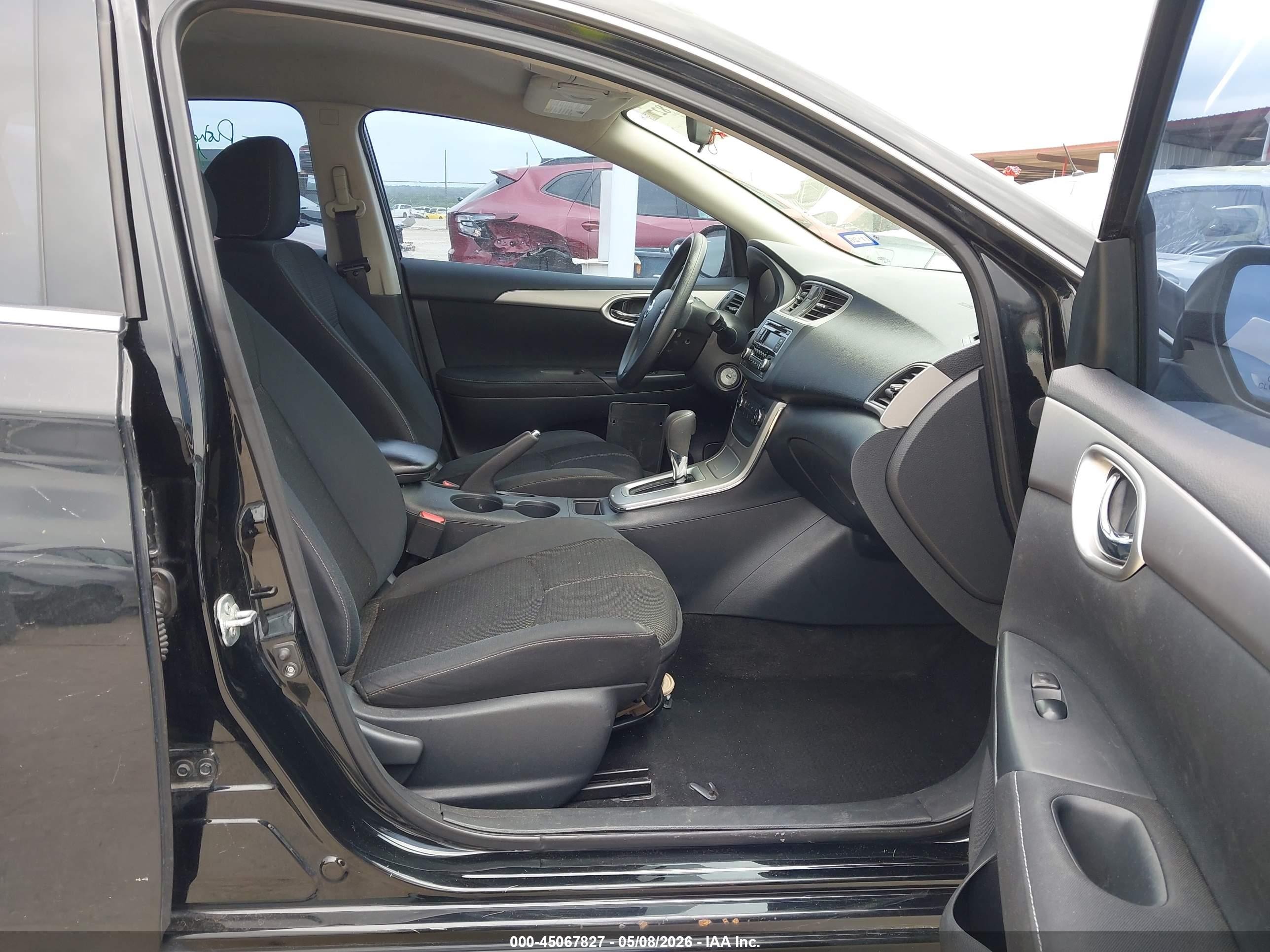 2015 Nissan Sentra S Black vin: 3N1AB7AP0FY307379