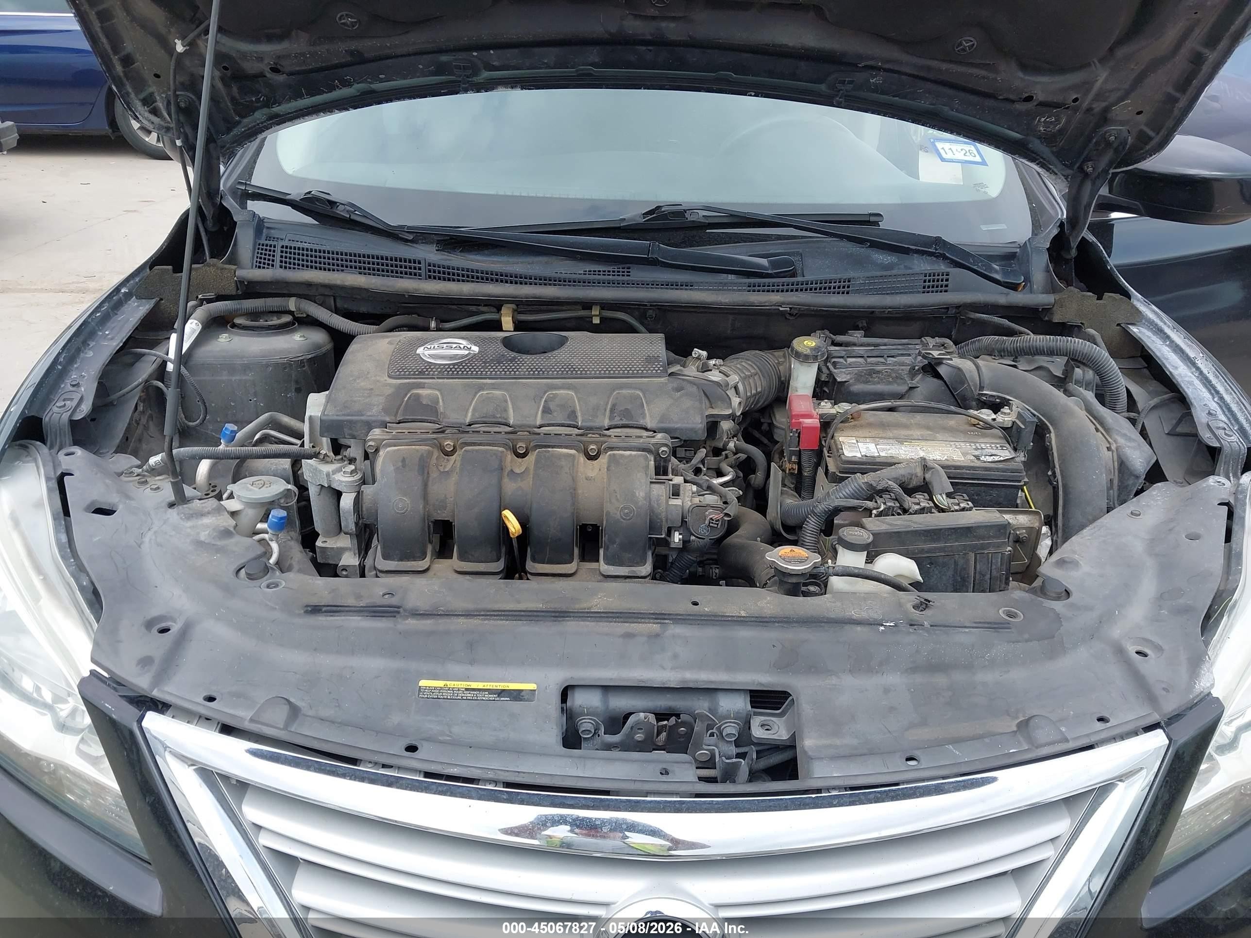 2015 Nissan Sentra S Black vin: 3N1AB7AP0FY307379