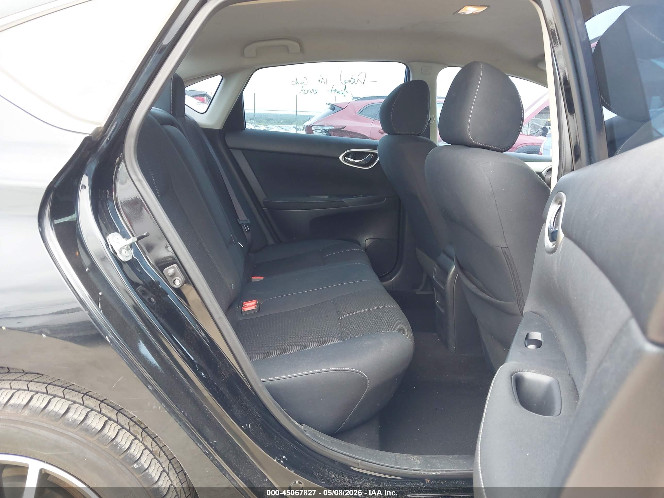 2015 Nissan Sentra S Black vin: 3N1AB7AP0FY307379