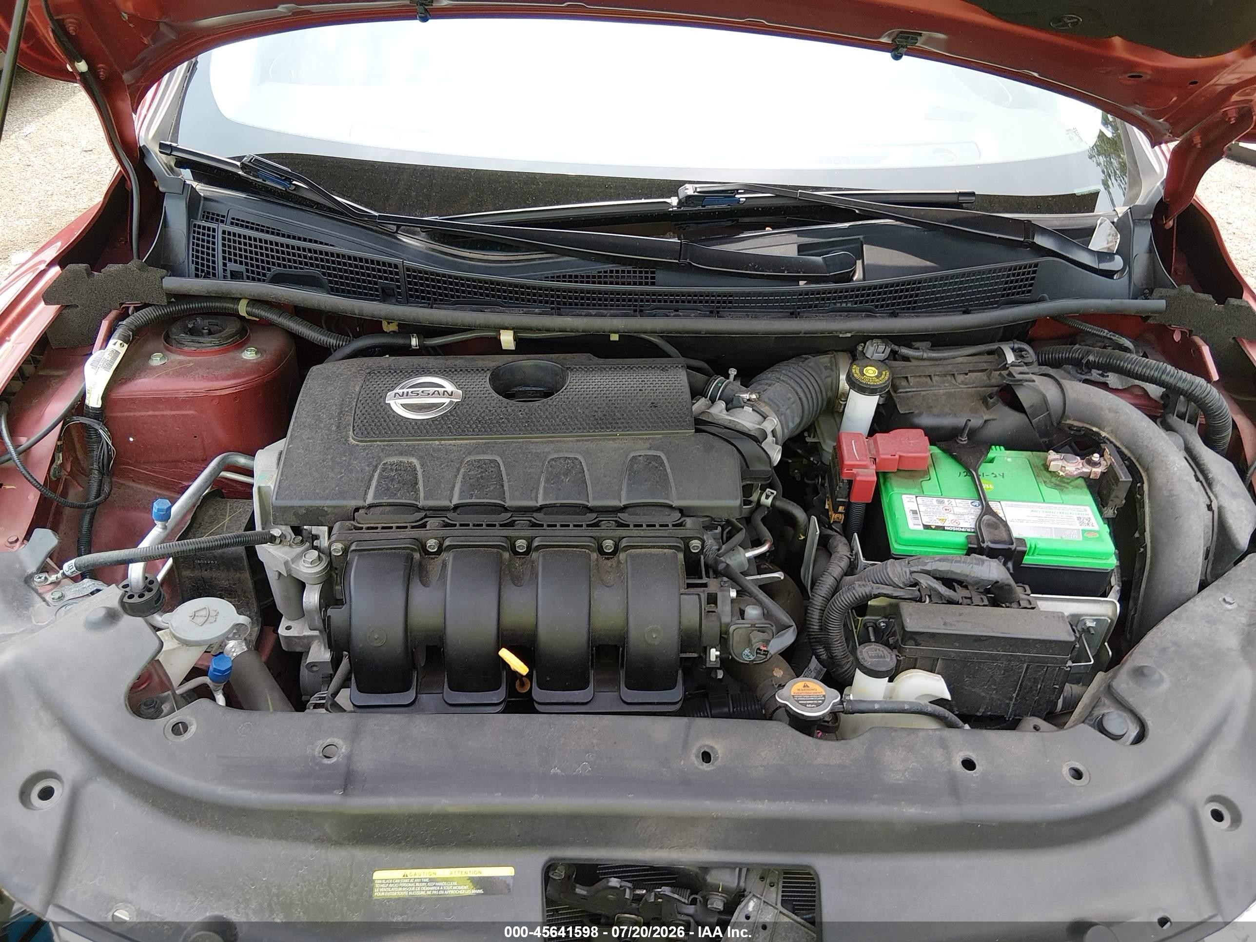 2015 Nissan Sentra Sl Red vin: 3N1AB7AP0FY307897