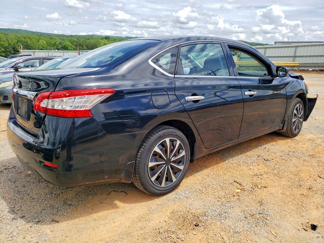 2015 Nissan Sentra S Black vin: 3N1AB7AP0FY310119