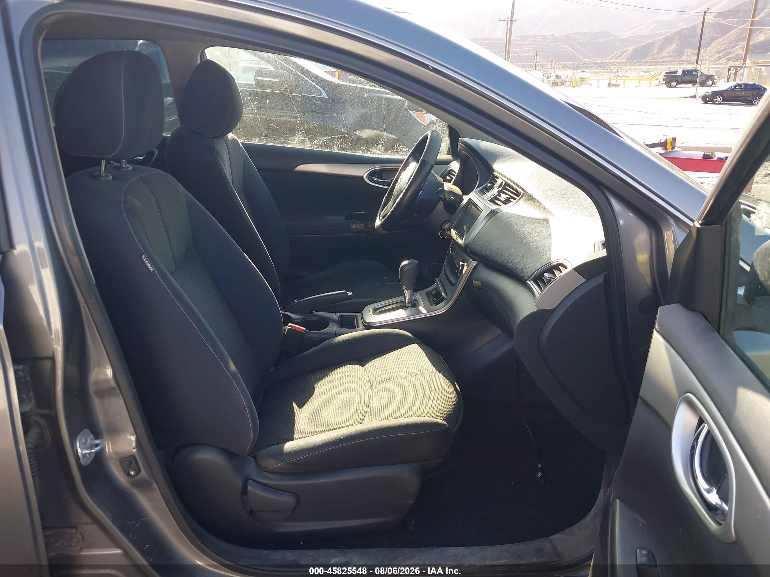 2015 Nissan Sentra S Gray vin: 3N1AB7AP0FY325879