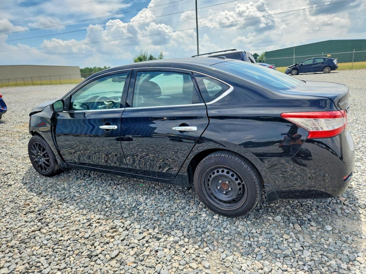 2015 Nissan Sentra Sv Black vin: 3N1AB7AP0FY329141
