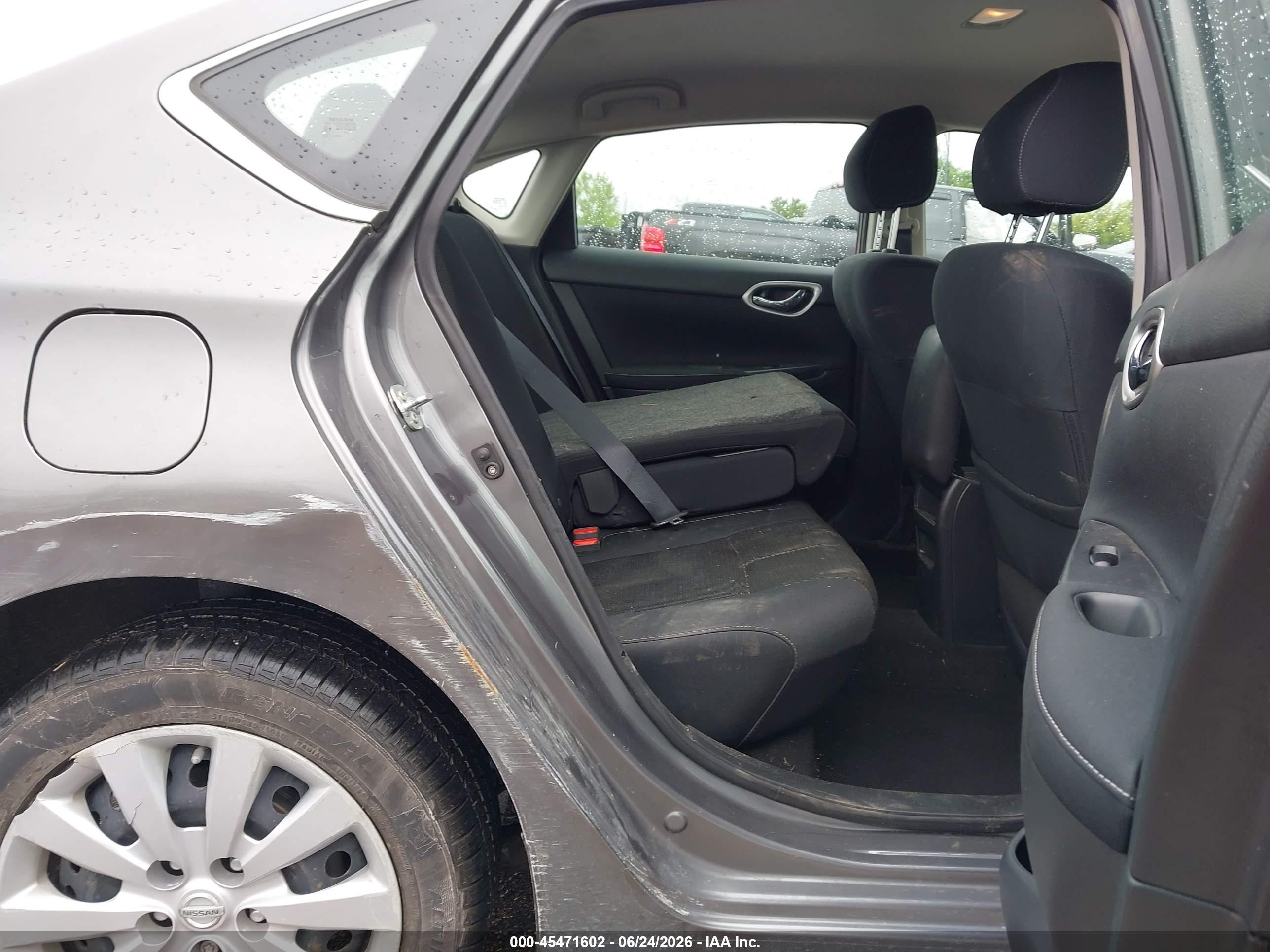 2015 Nissan Sentra S Gray vin: 3N1AB7AP0FY332492