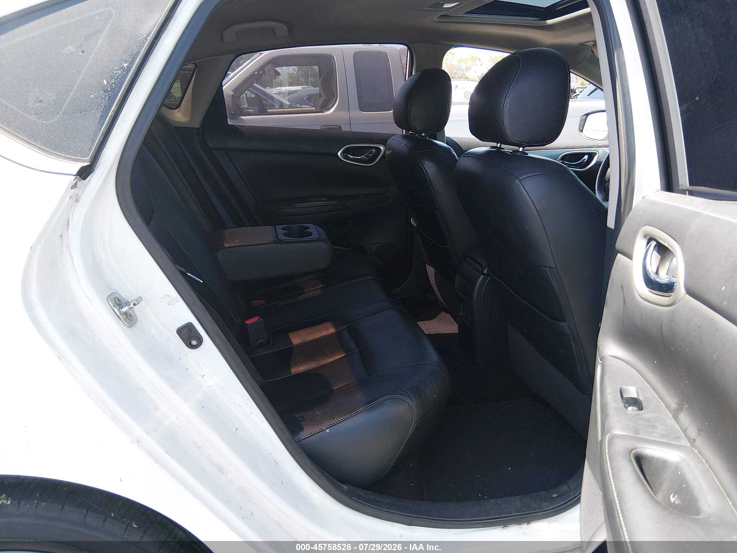 2015 Nissan Sentra Sr Белый vin: 3N1AB7AP0FY335831