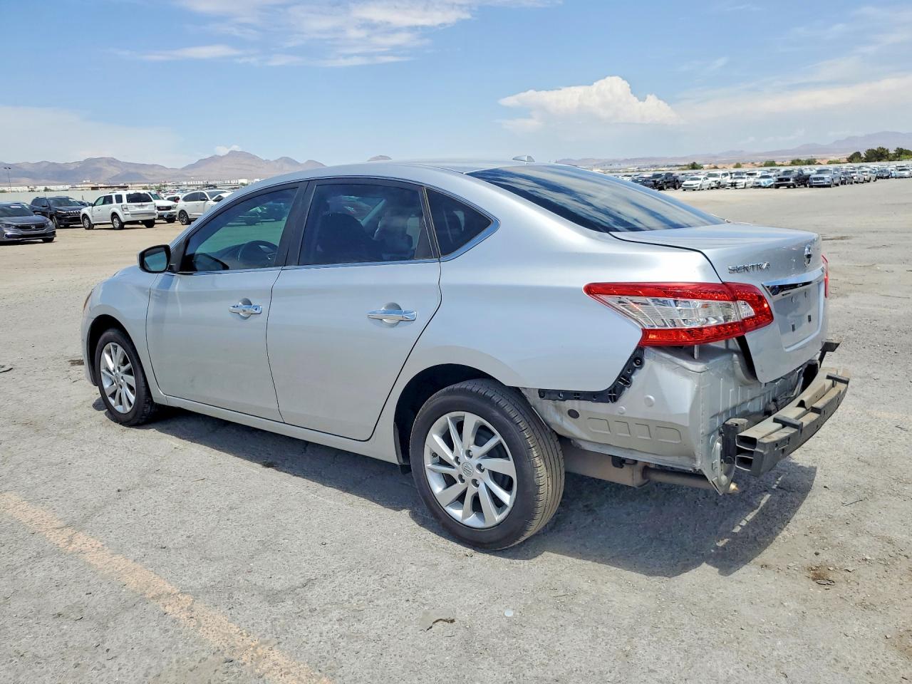 2015 Nissan Sentra Sv Silver vin: 3N1AB7AP0FY340415