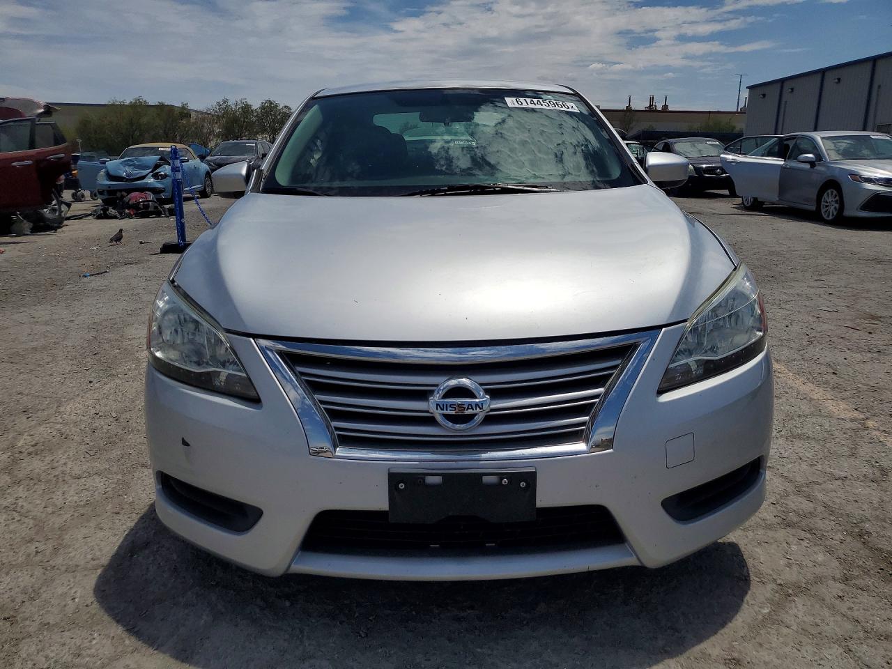 2015 Nissan Sentra Sv Silver vin: 3N1AB7AP0FY340415
