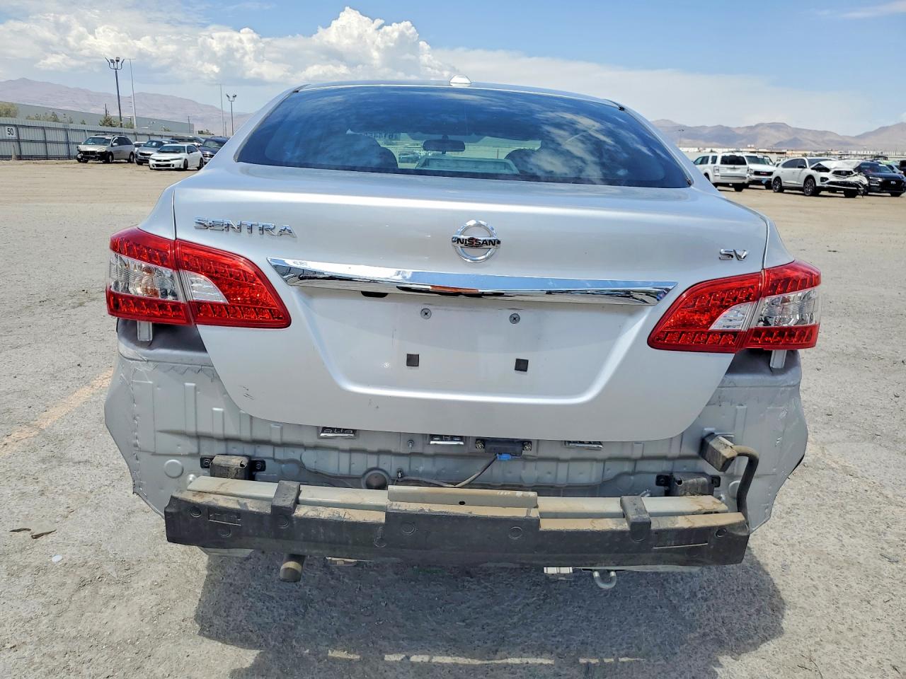 2015 Nissan Sentra Sv Silver vin: 3N1AB7AP0FY340415