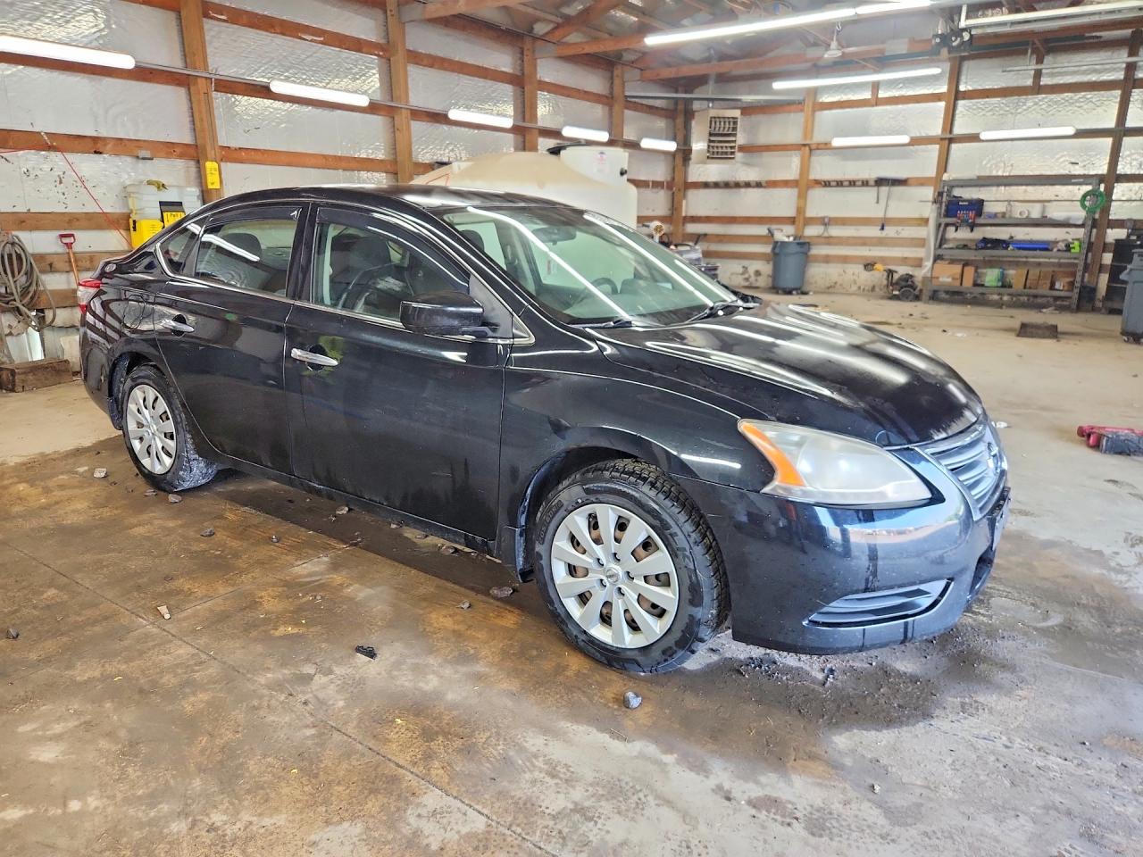 2015 Nissan Sentra S Black vin: 3N1AB7AP0FY341290