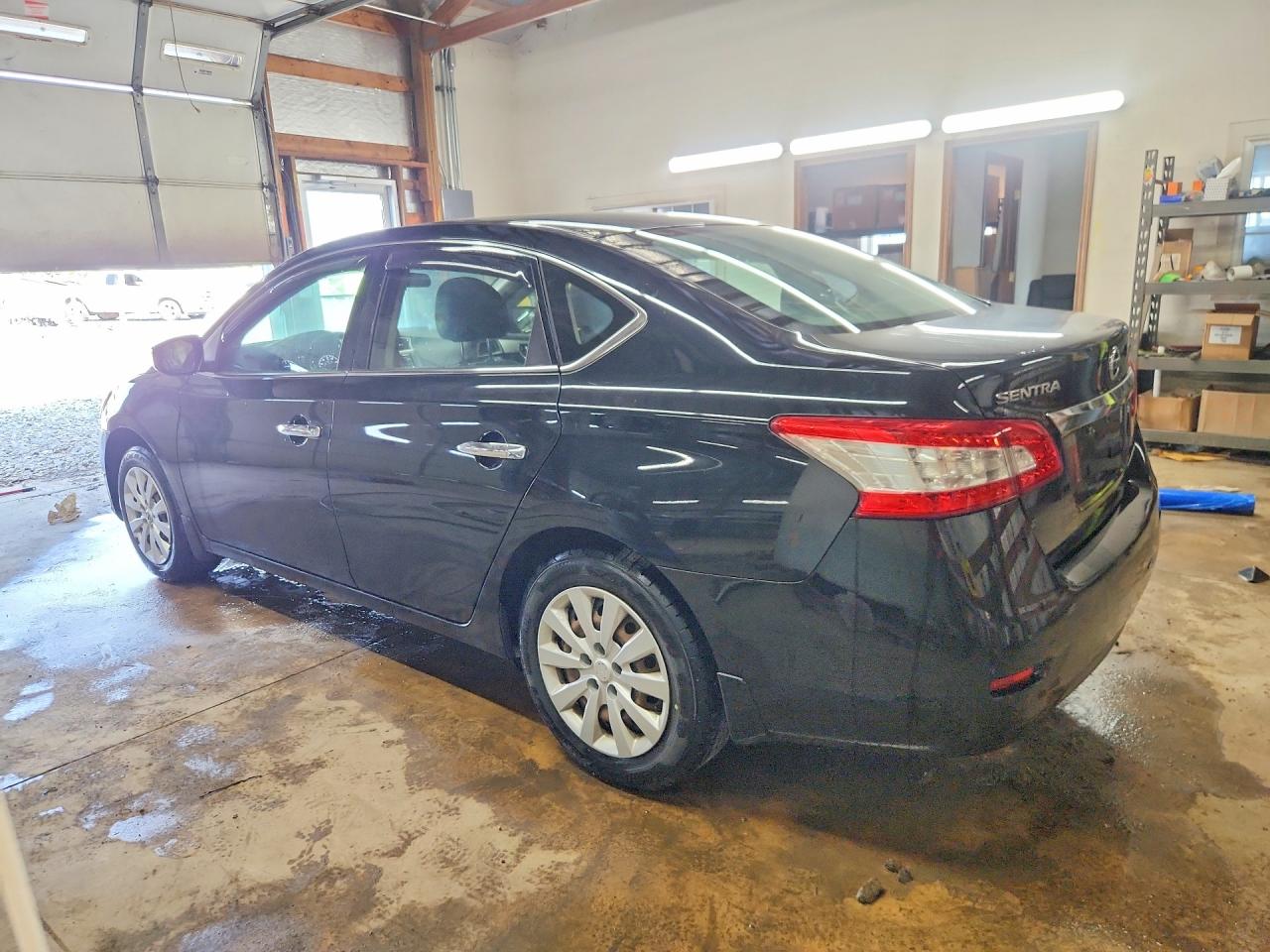 2015 Nissan Sentra S Black vin: 3N1AB7AP0FY341290