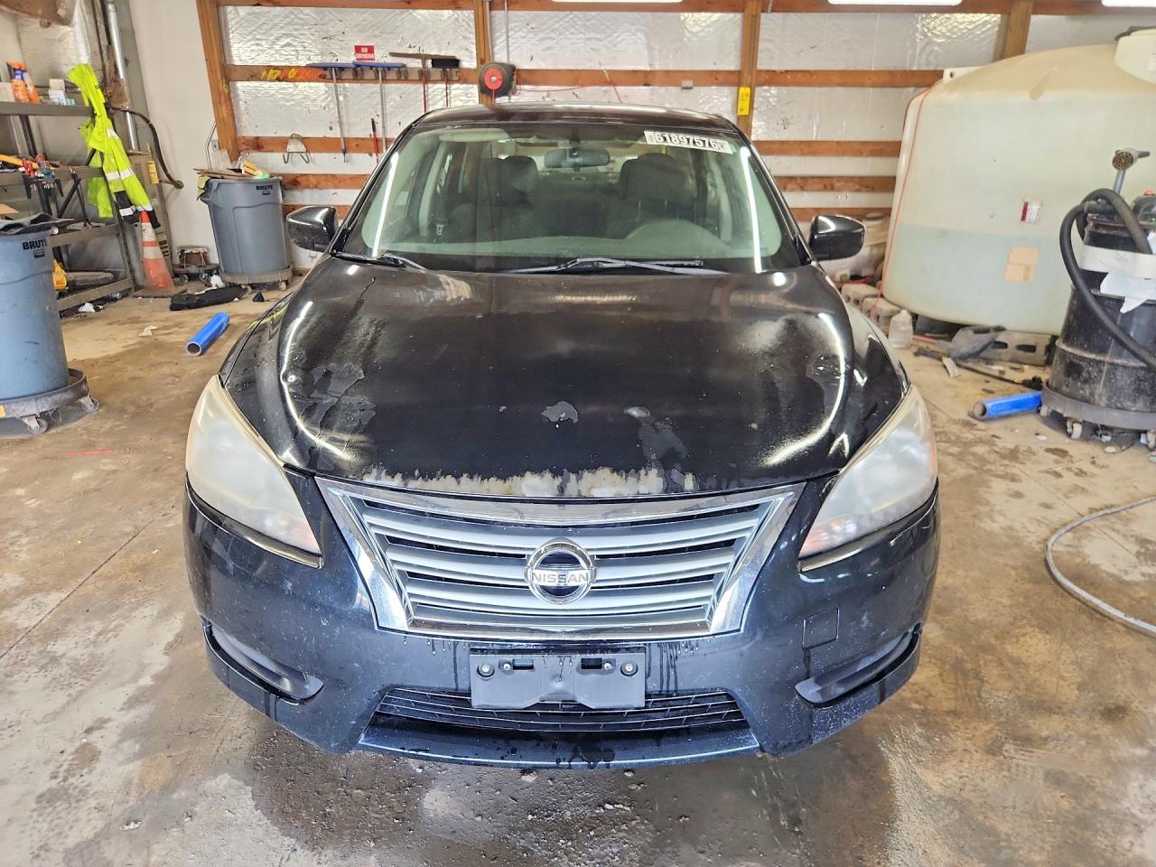 2015 Nissan Sentra S Black vin: 3N1AB7AP0FY341290