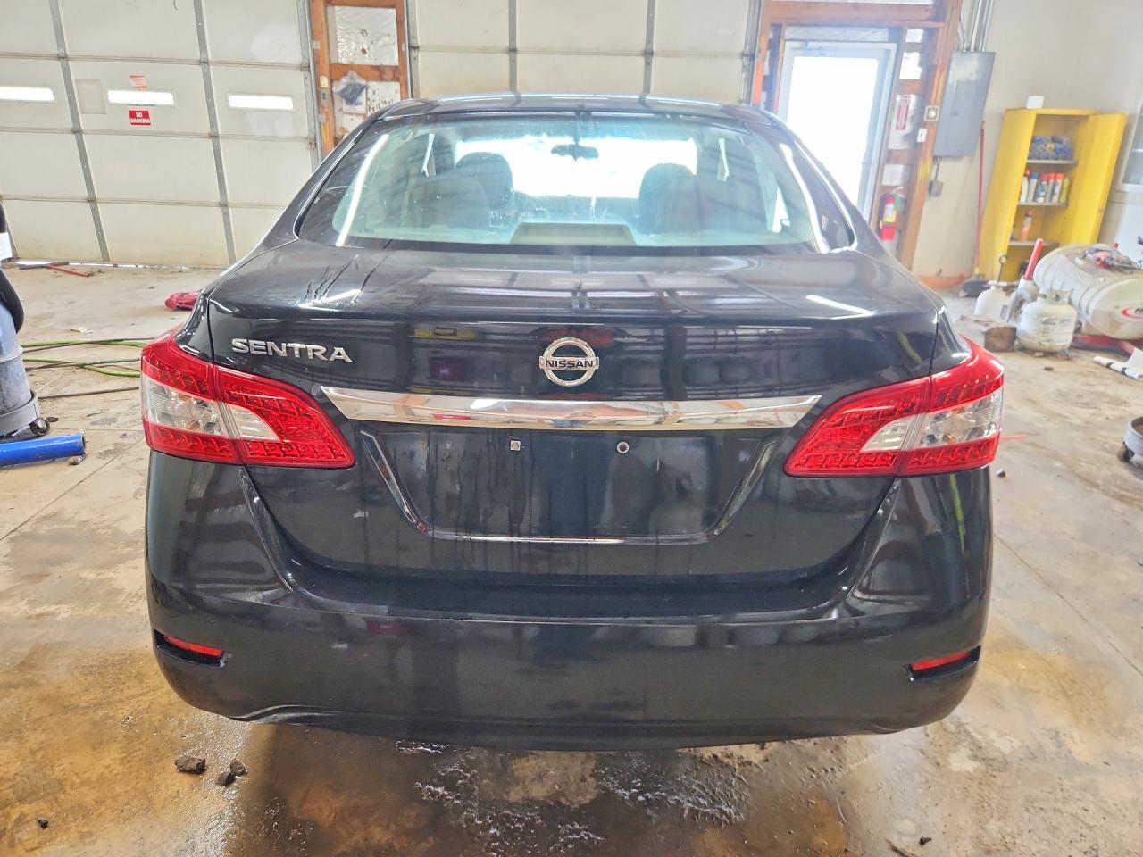 2015 Nissan Sentra S Black vin: 3N1AB7AP0FY341290