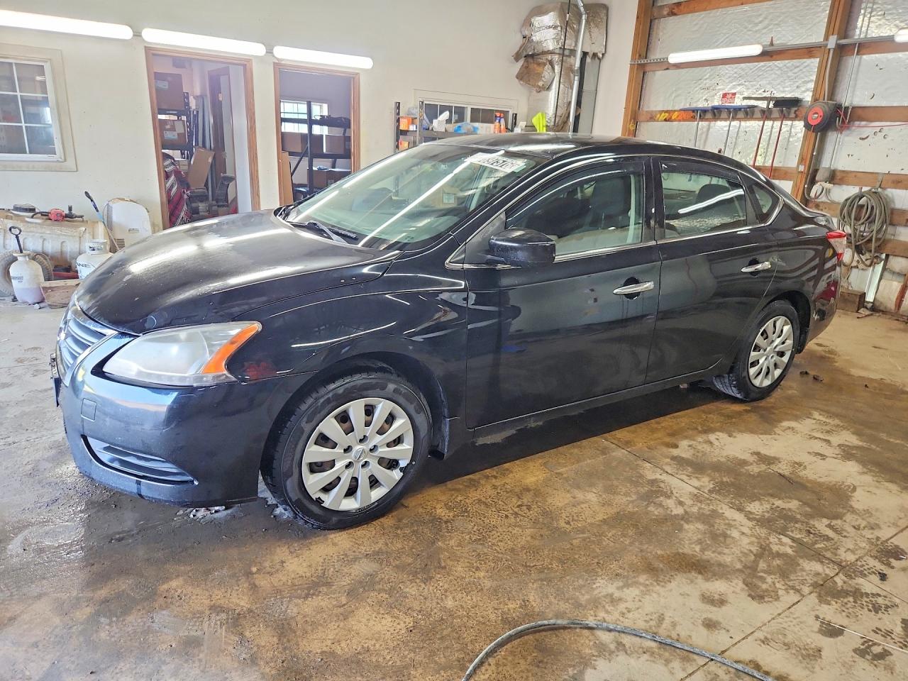 2015 Nissan Sentra S Black vin: 3N1AB7AP0FY341290