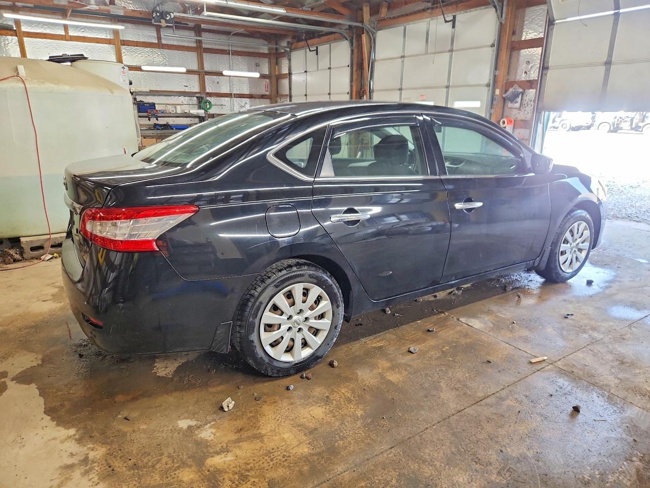 2015 Nissan Sentra S Black vin: 3N1AB7AP0FY341290