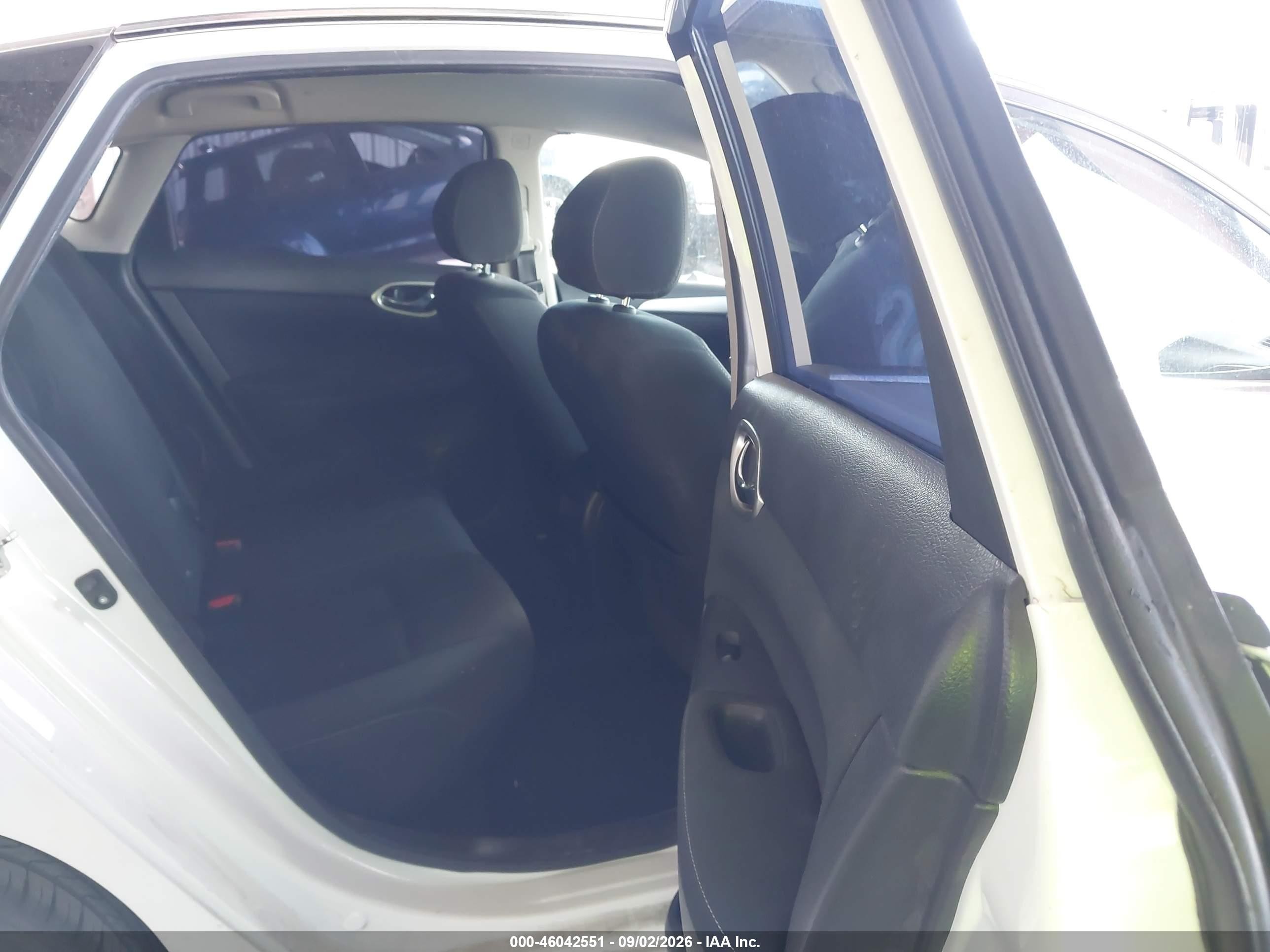 2015 Nissan Sentra S White vin: 3N1AB7AP0FY348319