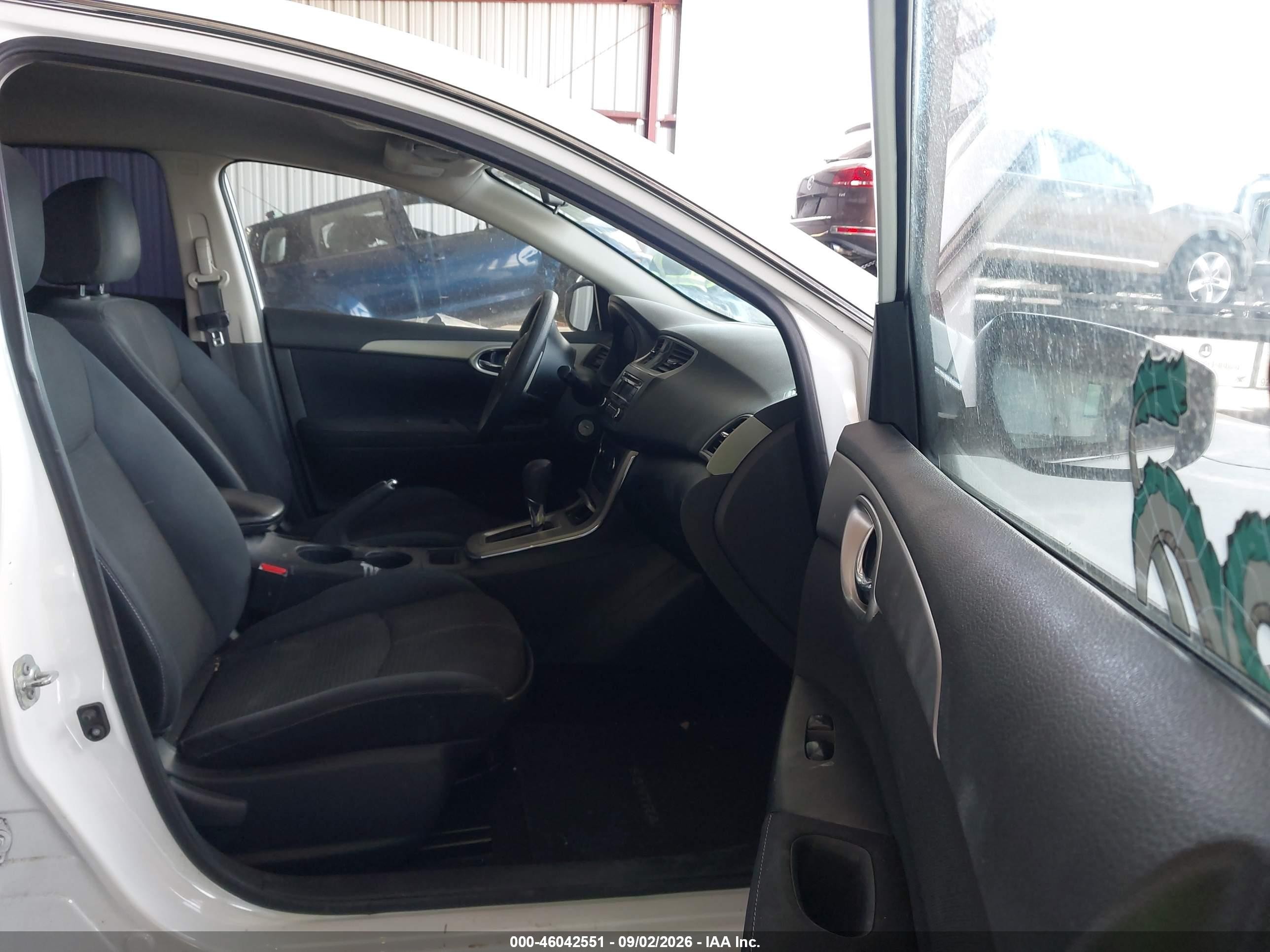 2015 Nissan Sentra S White vin: 3N1AB7AP0FY348319