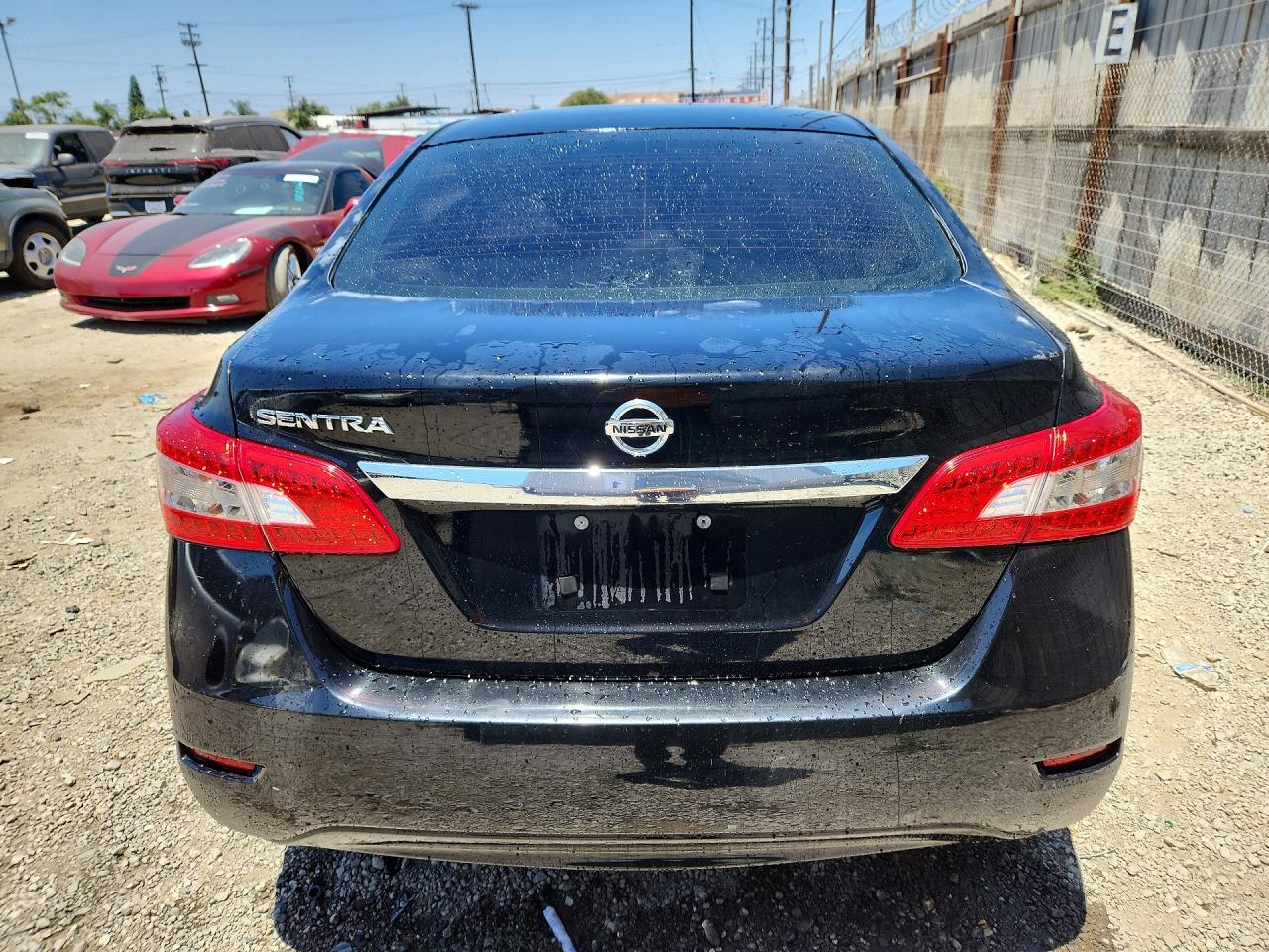 2015 Nissan Sentra S Black vin: 3N1AB7AP0FY356565