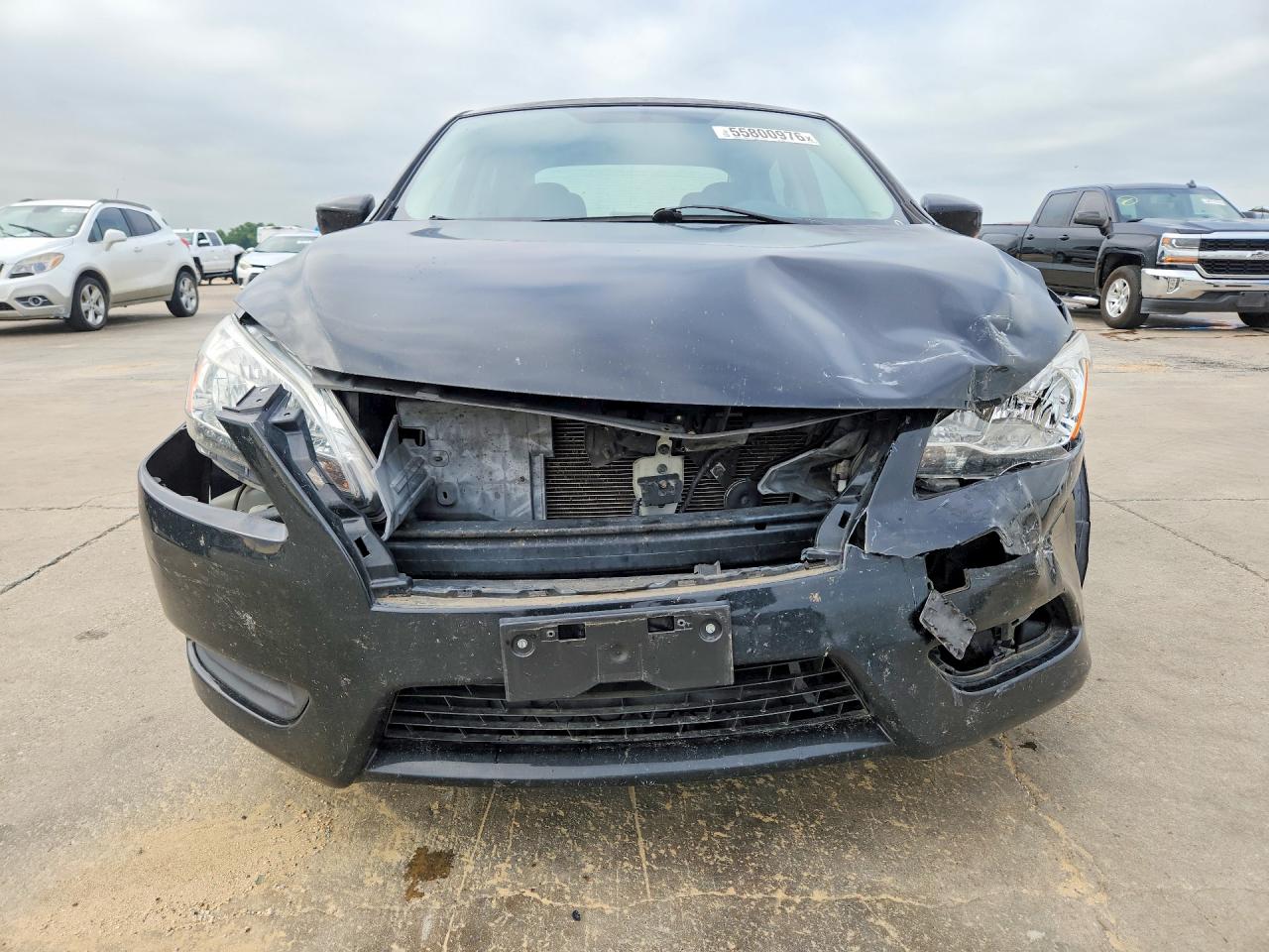 2015 Nissan Sentra S Black vin: 3N1AB7AP0FY360650