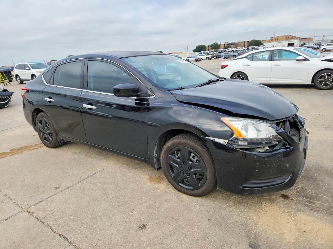 2015 Nissan Sentra S Black vin: 3N1AB7AP0FY360650